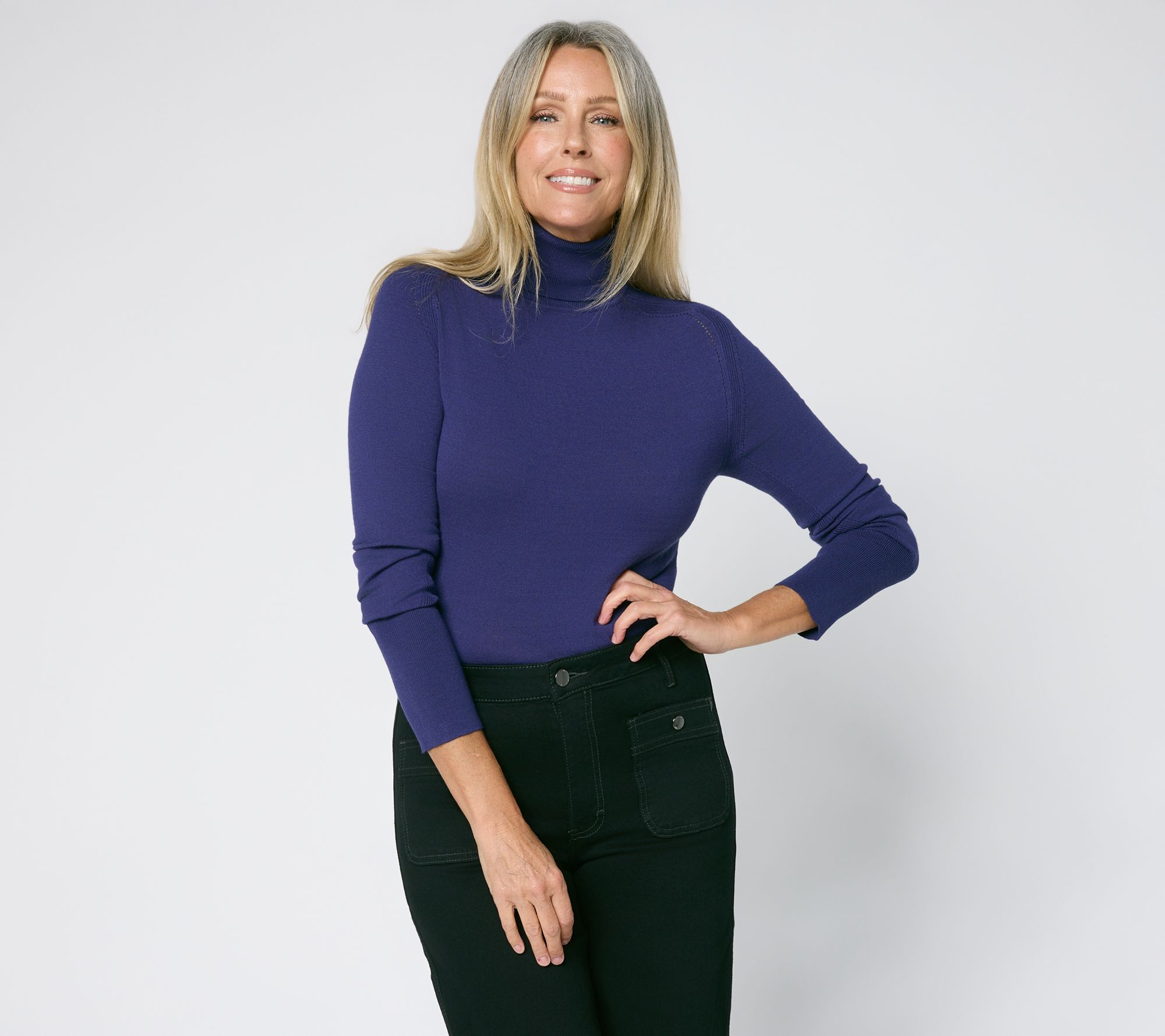 RM Studios x Rebecca Minkoff Long Sleeve Turtleneck Sweater