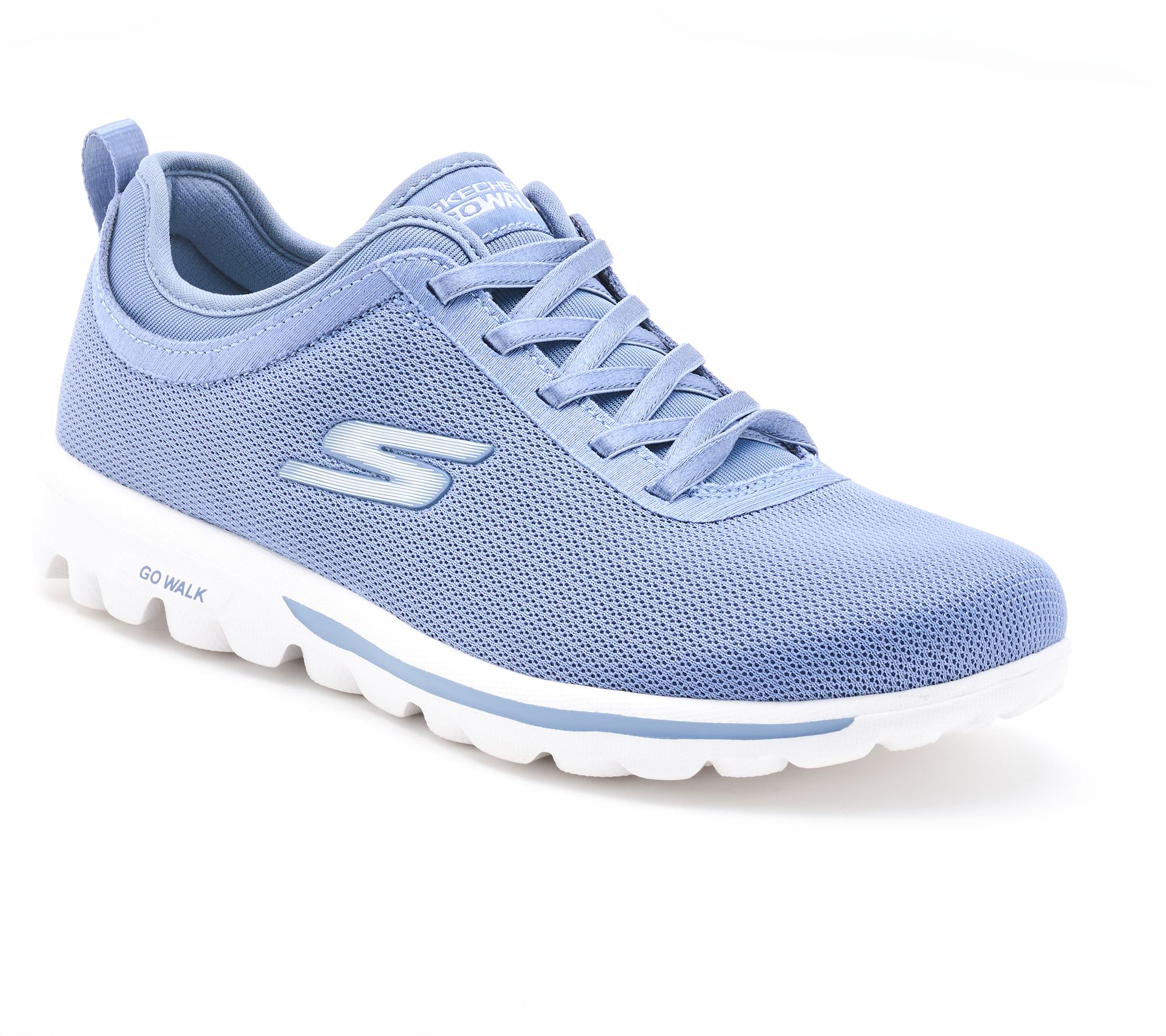 "As Is" Skechers GO WALK Travel Fixed Lace Shoes - Cynthia