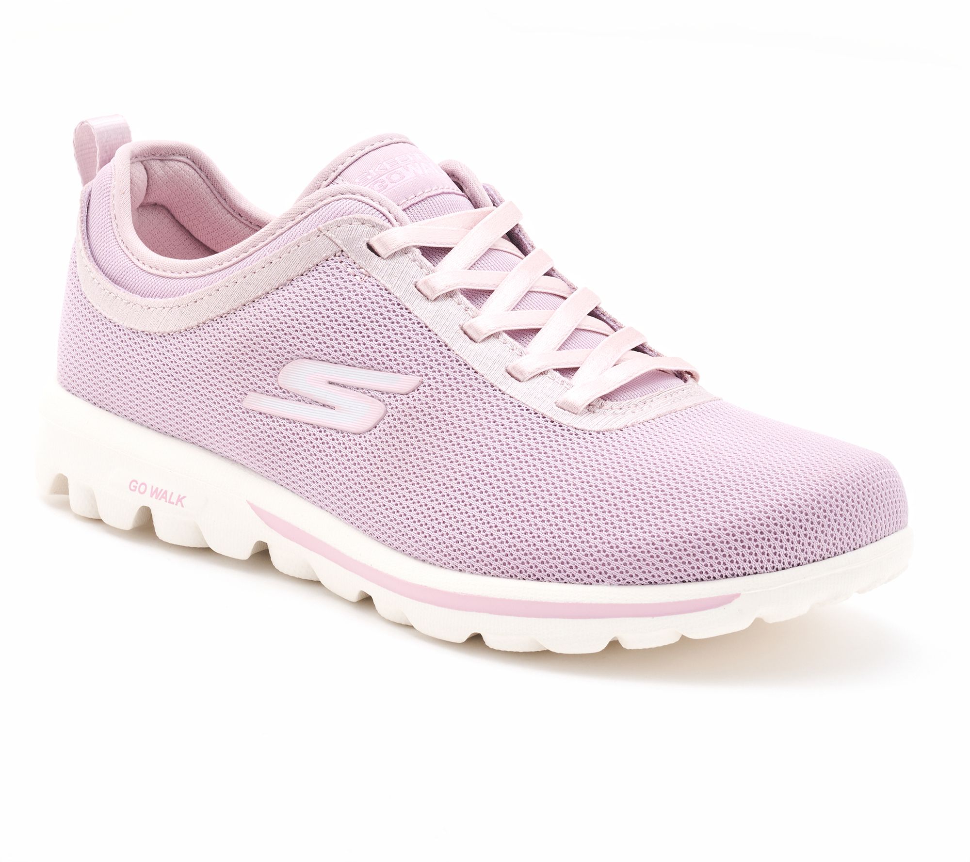 "As Is" Skechers GO WALK Travel Fixed Lace Shoes - Cynthia