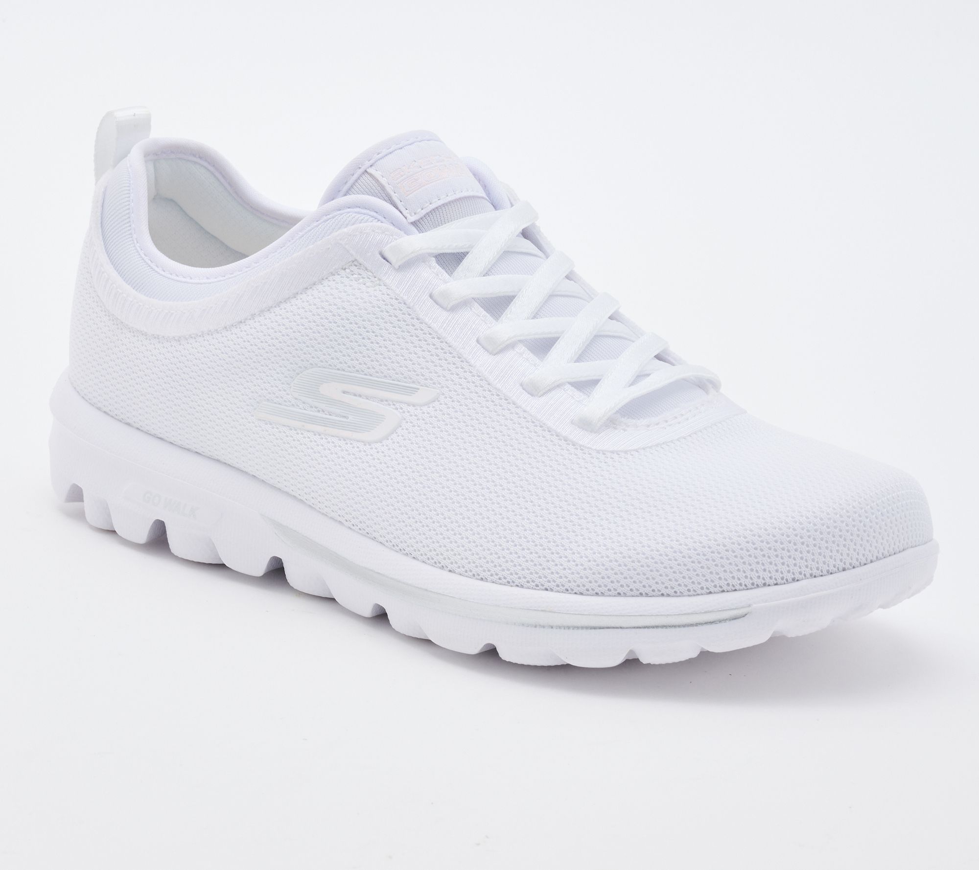 "As Is" Skechers GO WALK Travel Fixed Lace Shoes - Cynthia