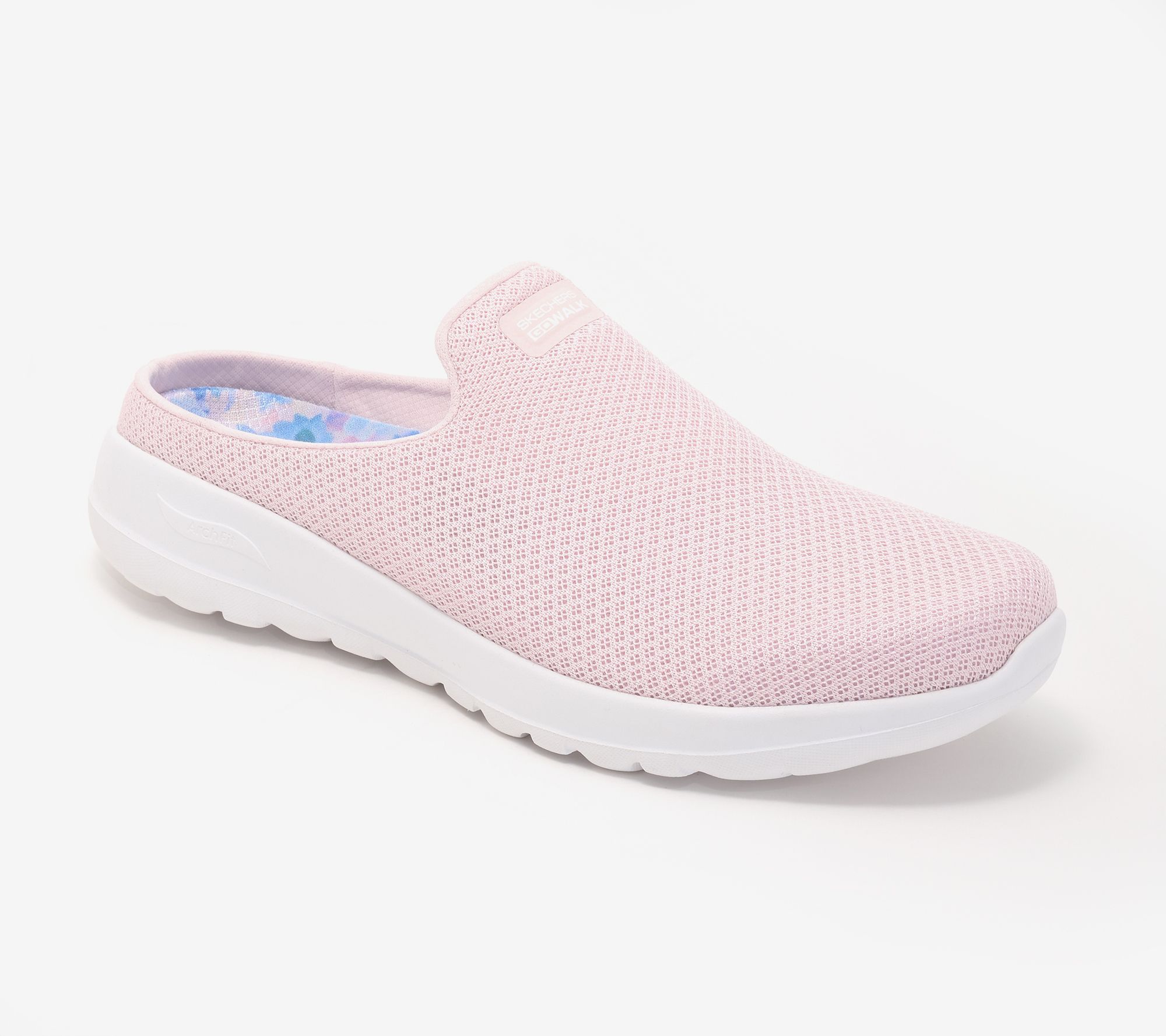 "As Is" Skechers GO WALK Arch Fit Joy Mesh Mules- Molly