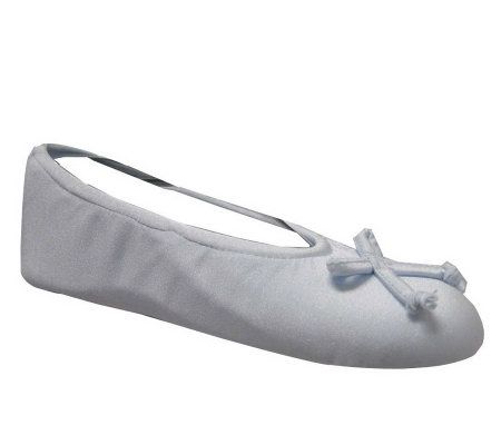 MUK LUKS Stretch Satin Ballerina