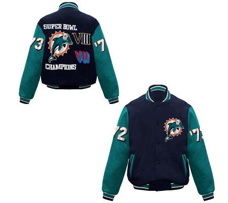 Ovo Miami Dolphins Varsity Jacket