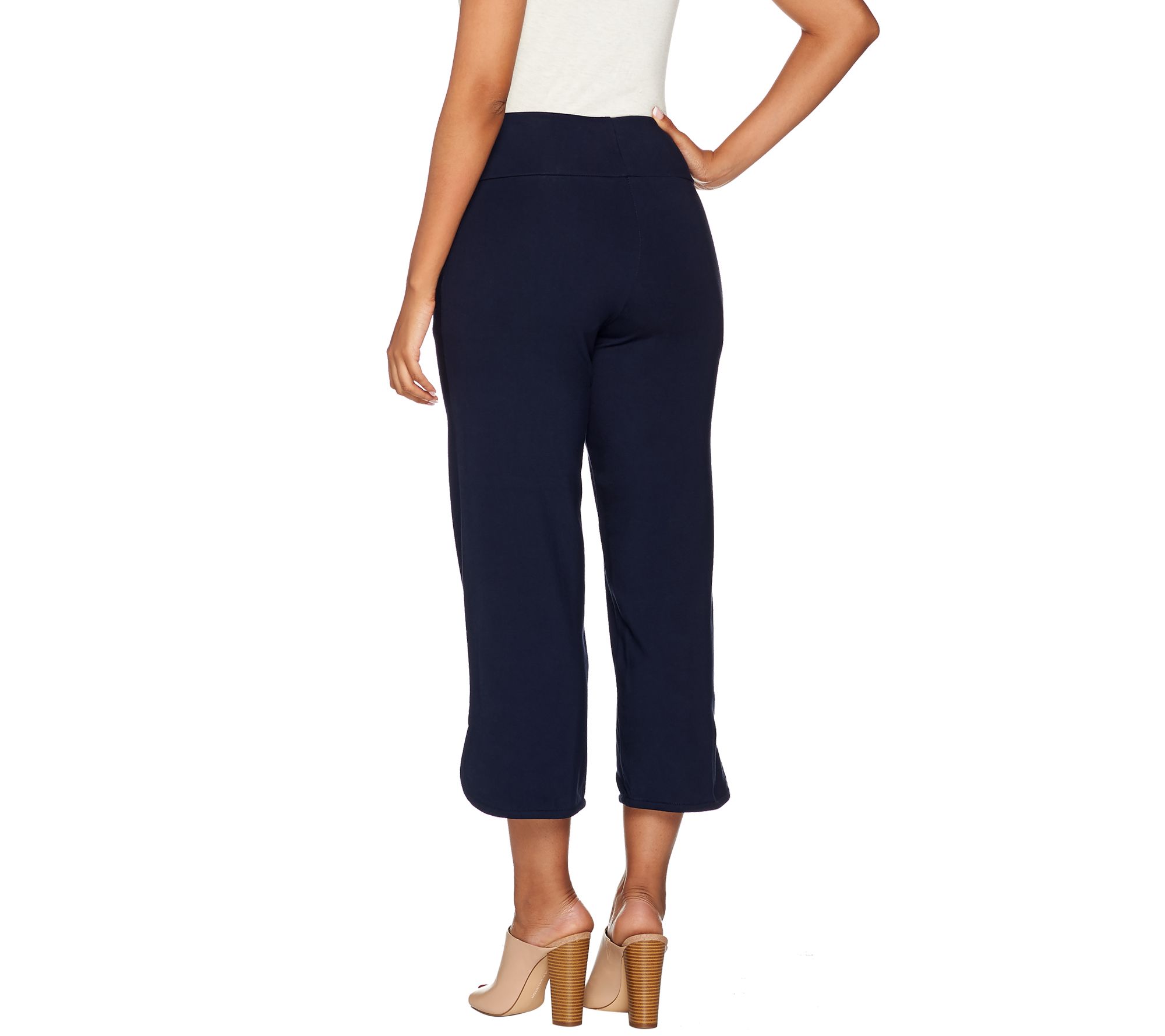 Women with Control Petite Tummy Control Crop Pants - QVC.com