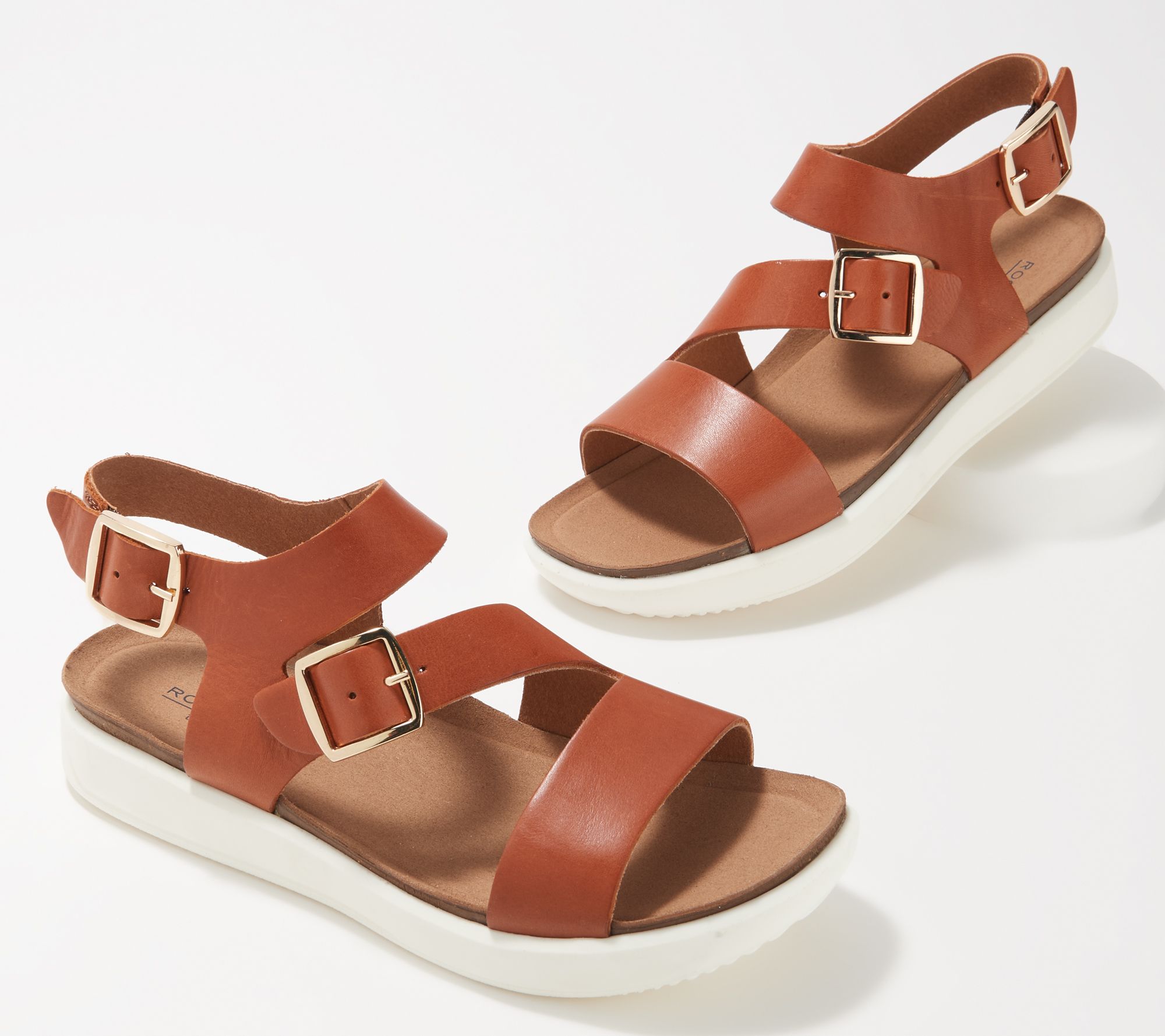 Rockport Asymmetrical Strap Buckle Sandals - Kells Bay 