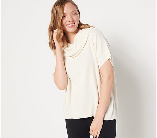 Barefoot Dreams CozyChic Ultra Lite Cowl Neck Top