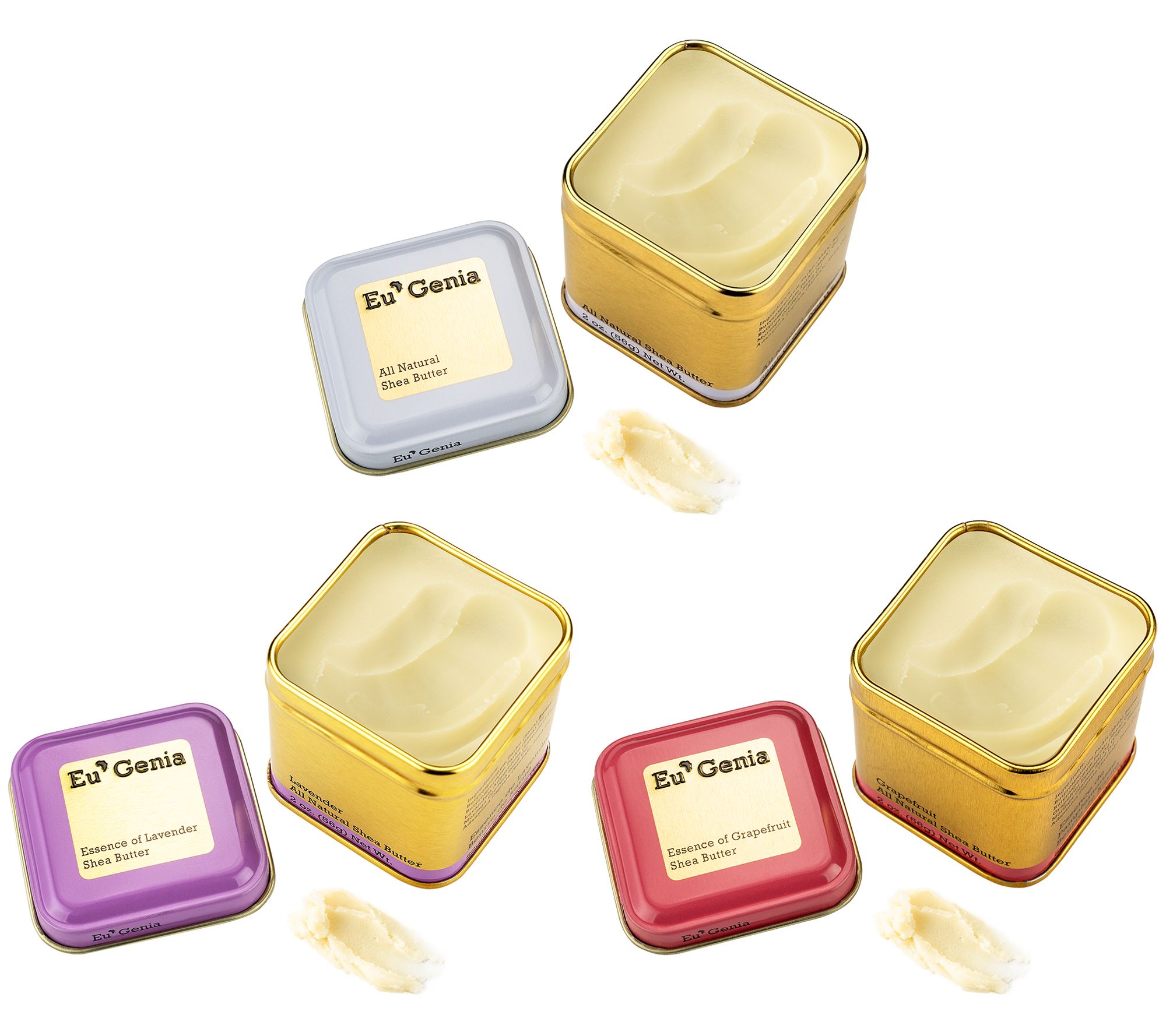 Eu'Genia Shea 2oz Everyday Shea Butter Trio