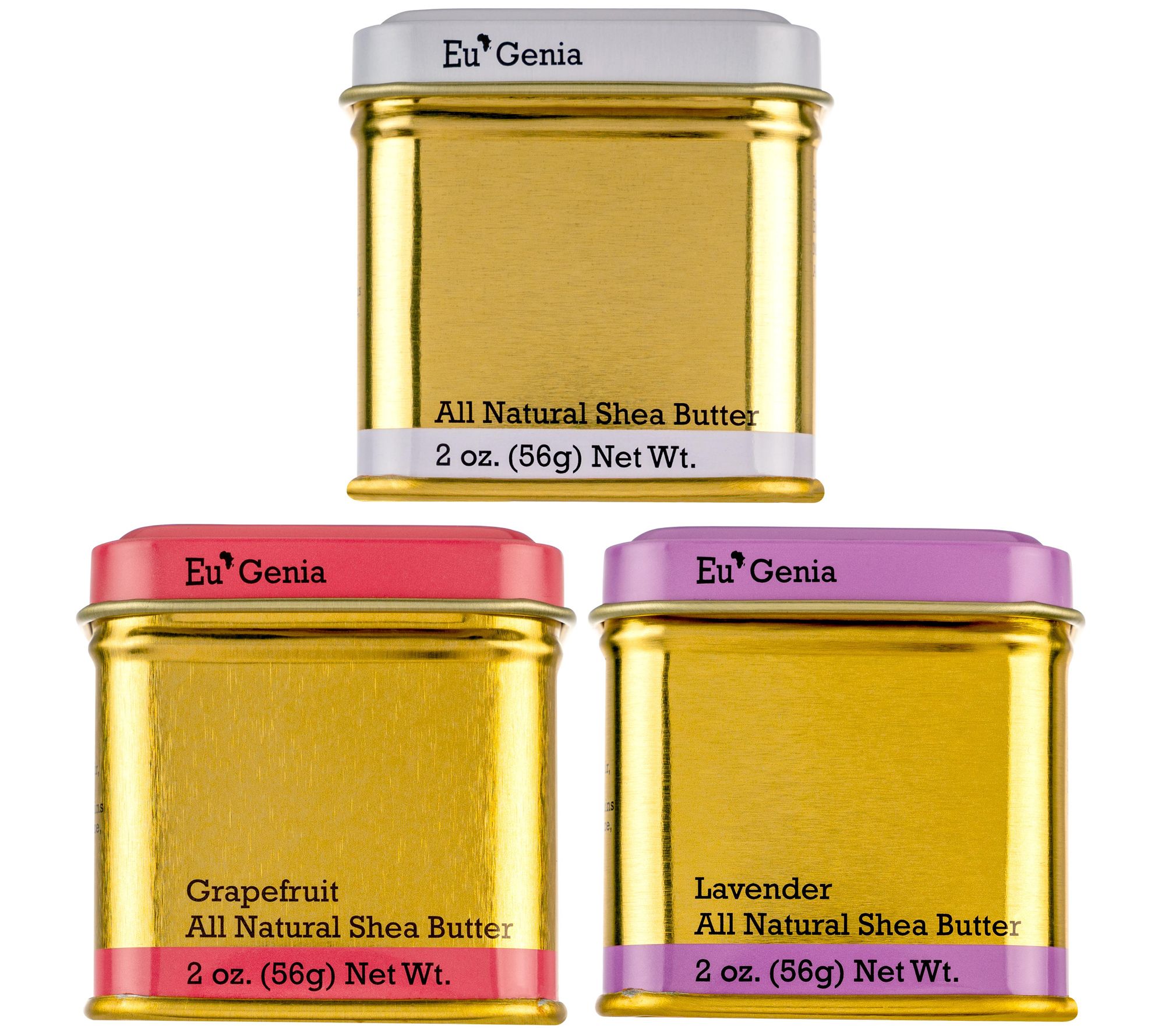 Eu'Genia Shea 2oz Everyday Shea Butter Trio