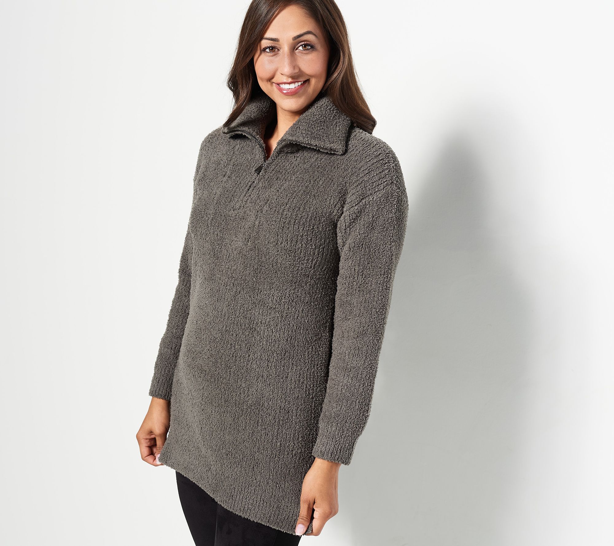 Barefoot Dreams CozyChic Half Zip Tunic