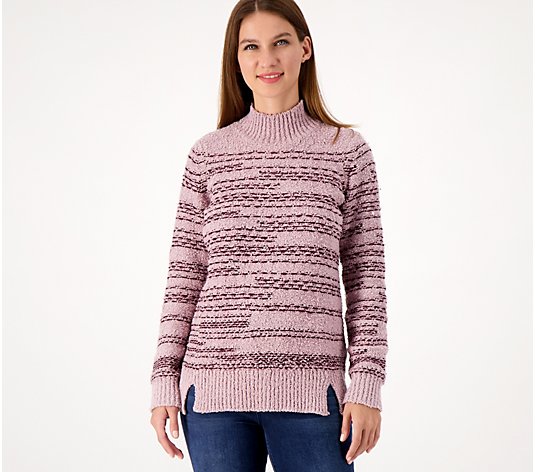 Susan Graver Turtleneck Sweater with Forward Seams
