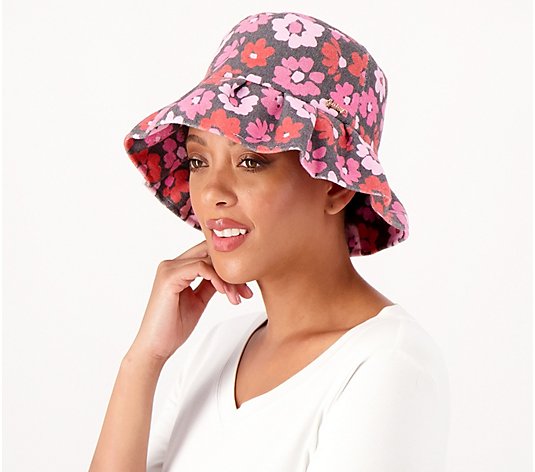 Juicy Couture Logo or Floral Printed Bucket Hat