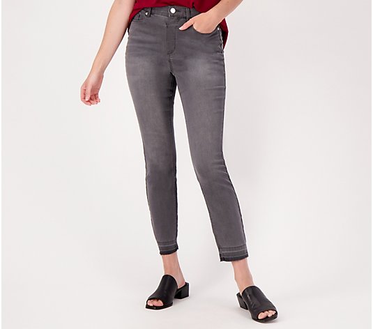Susan Graver Regular Stretch Denim Pull On Skinny Jean