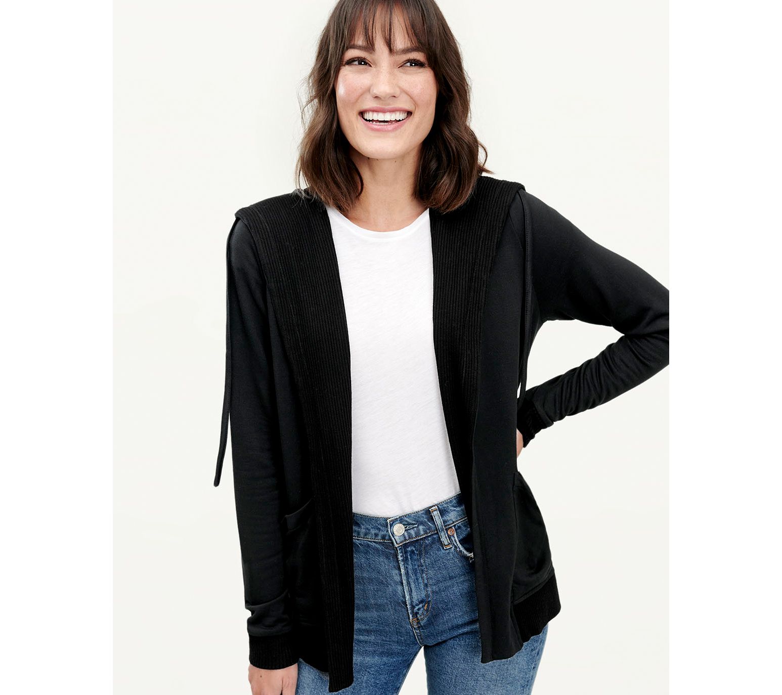 splendid hooded cardigan
