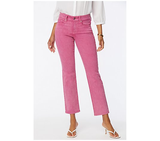 NYDJ Marilyn Straight Ankle Jeans in Colored Denim
