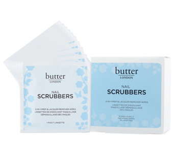 butter LONDON Scrubbers 2-in-1 Prep & Remover Wipes - A553177