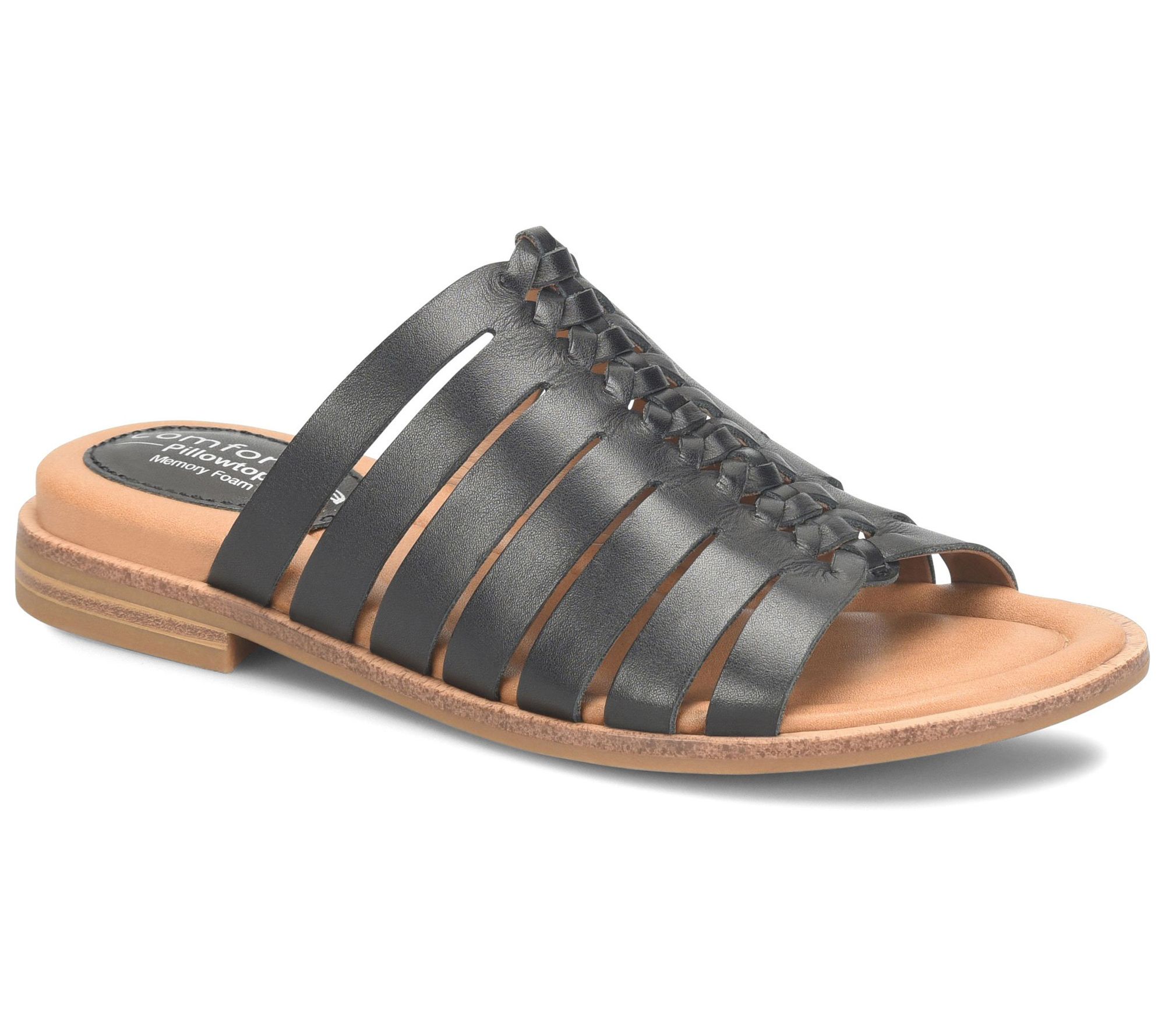 Comfortiva Braided Leather Sandal - Dasya