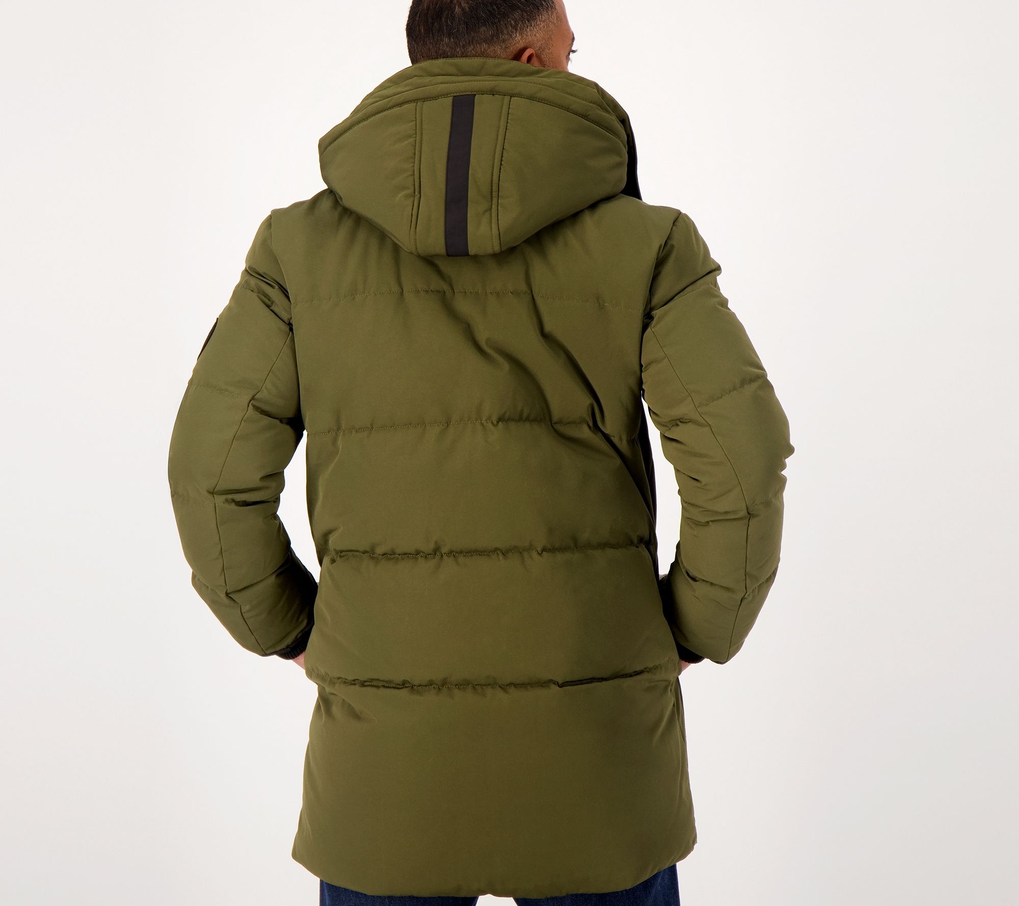 "As Is" Arctic Expedition Men's Down Parka with Fixed Hood