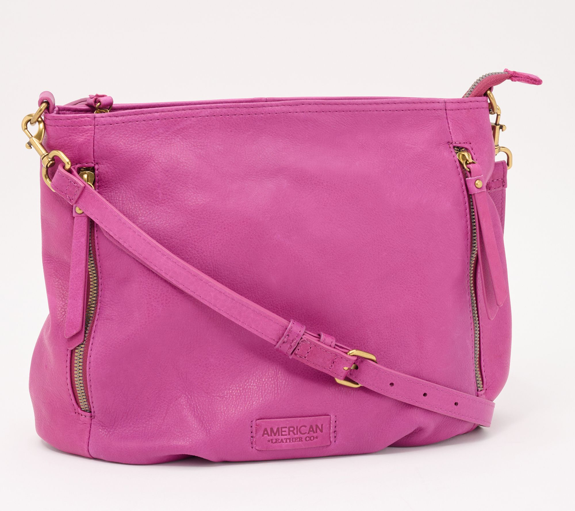 American Leather Co. Ella Crossbody Bag - QVC.com