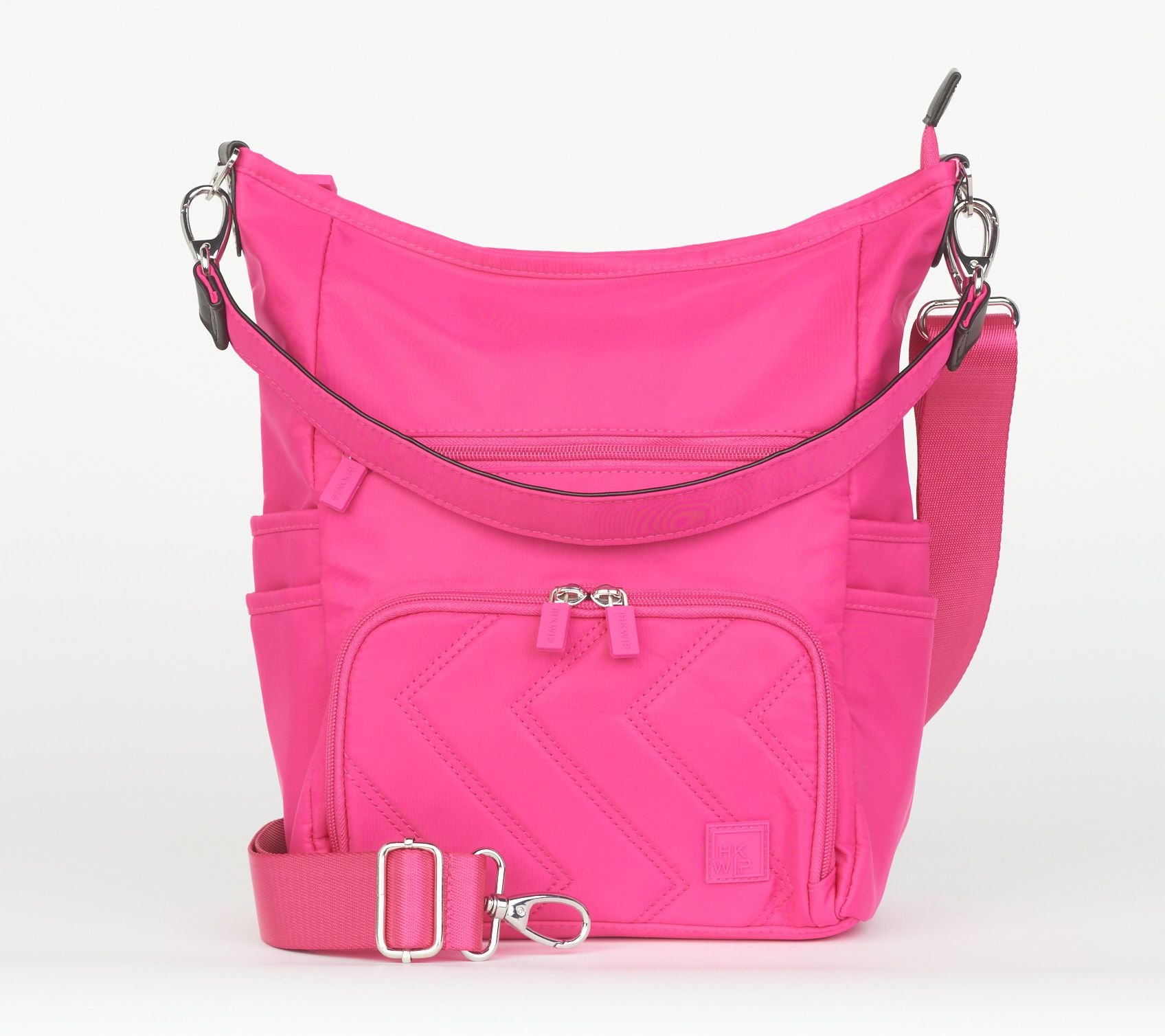 IHKWIP Zig Zag Quilted Go Getter Shoulder Bag w/ Crossbody Strap