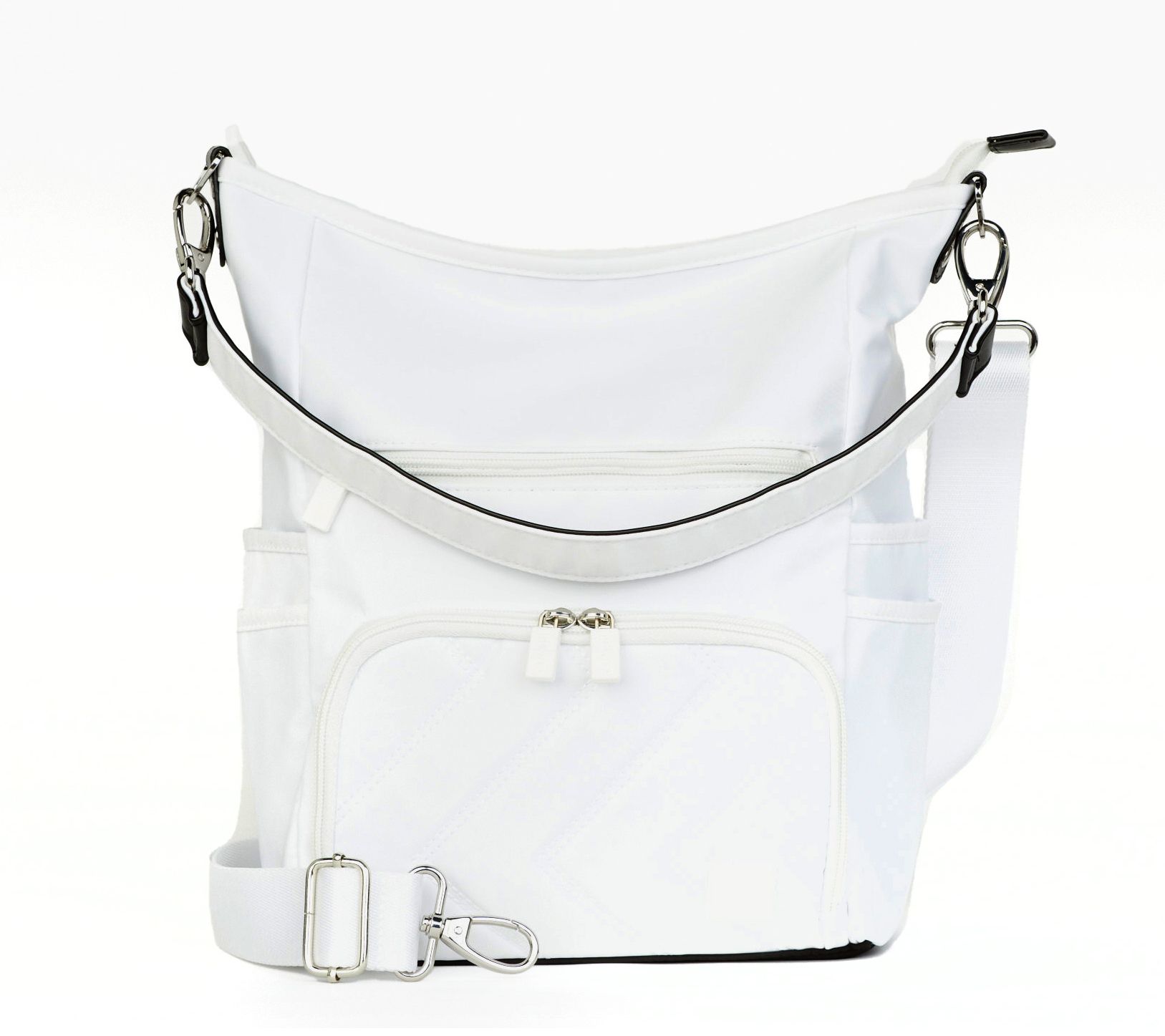 IHKWIP Zig Zag Quilted Go Getter Shoulder Bag w/ Crossbody Strap