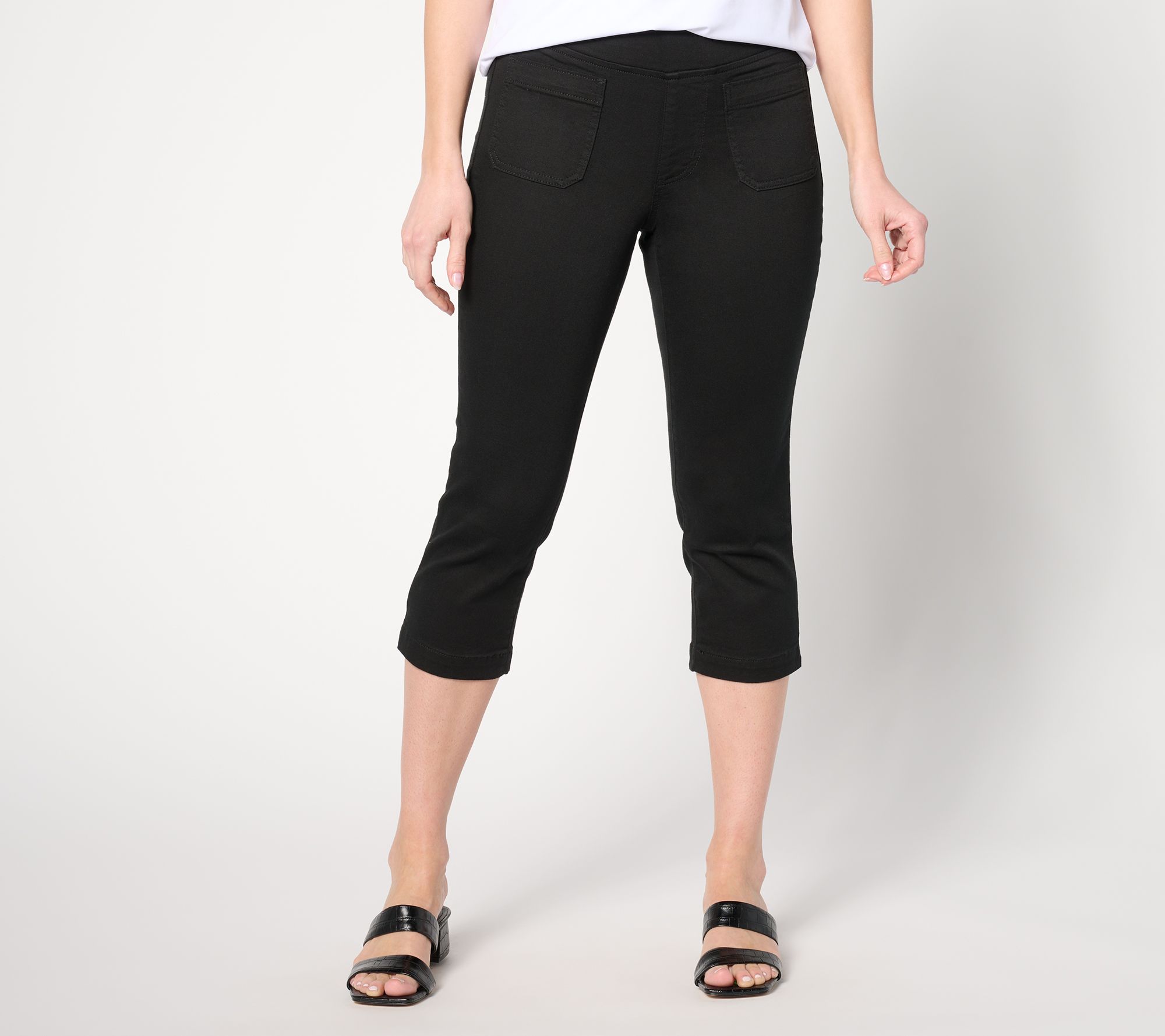 Qvc shops kim gravel capri pants