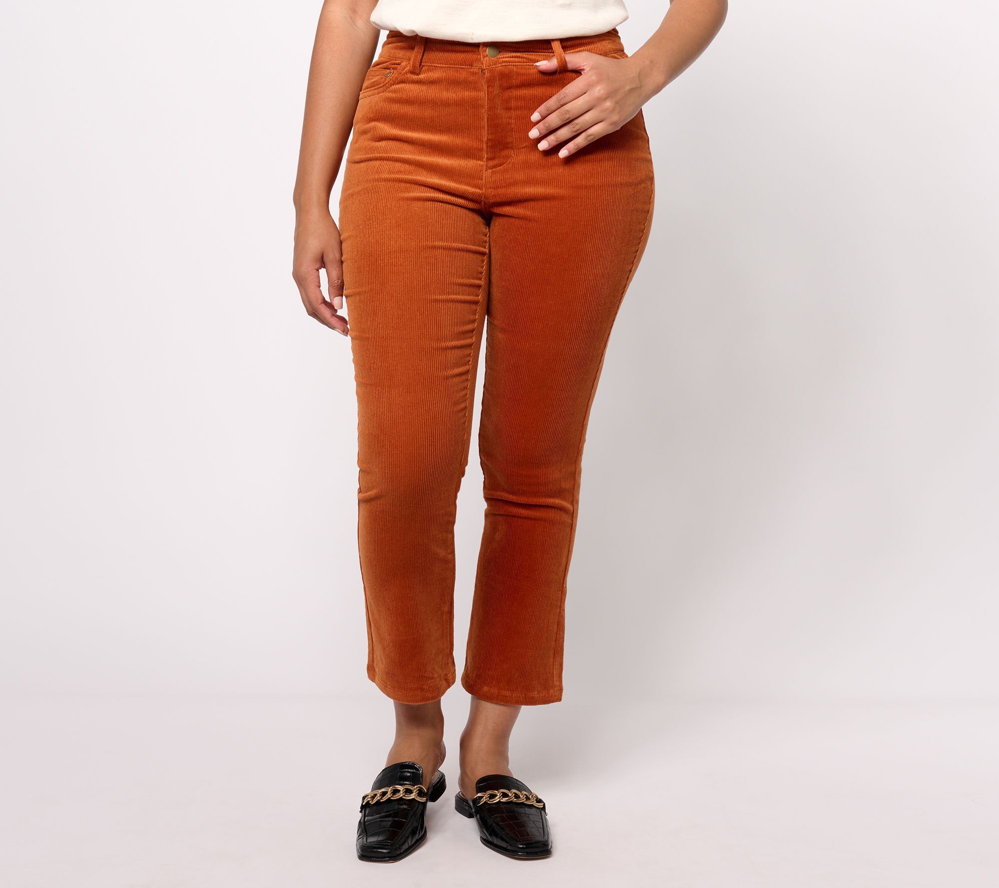 "As Is" Studio Park x Leah Williams Petite Corduroy Pant