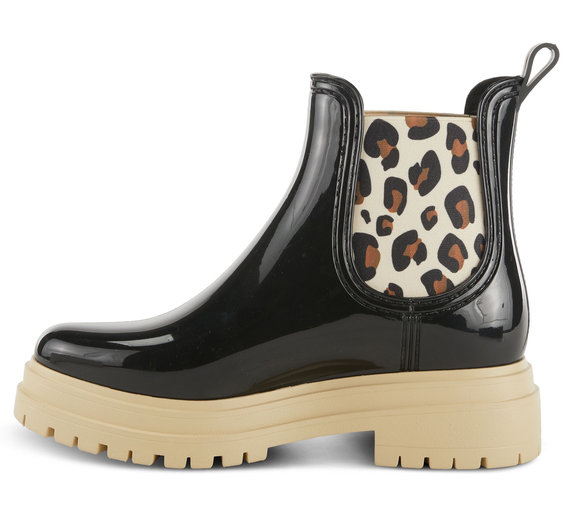 Spring Step High-Gloss Rain Boots - Reva-Leo - QVC.com