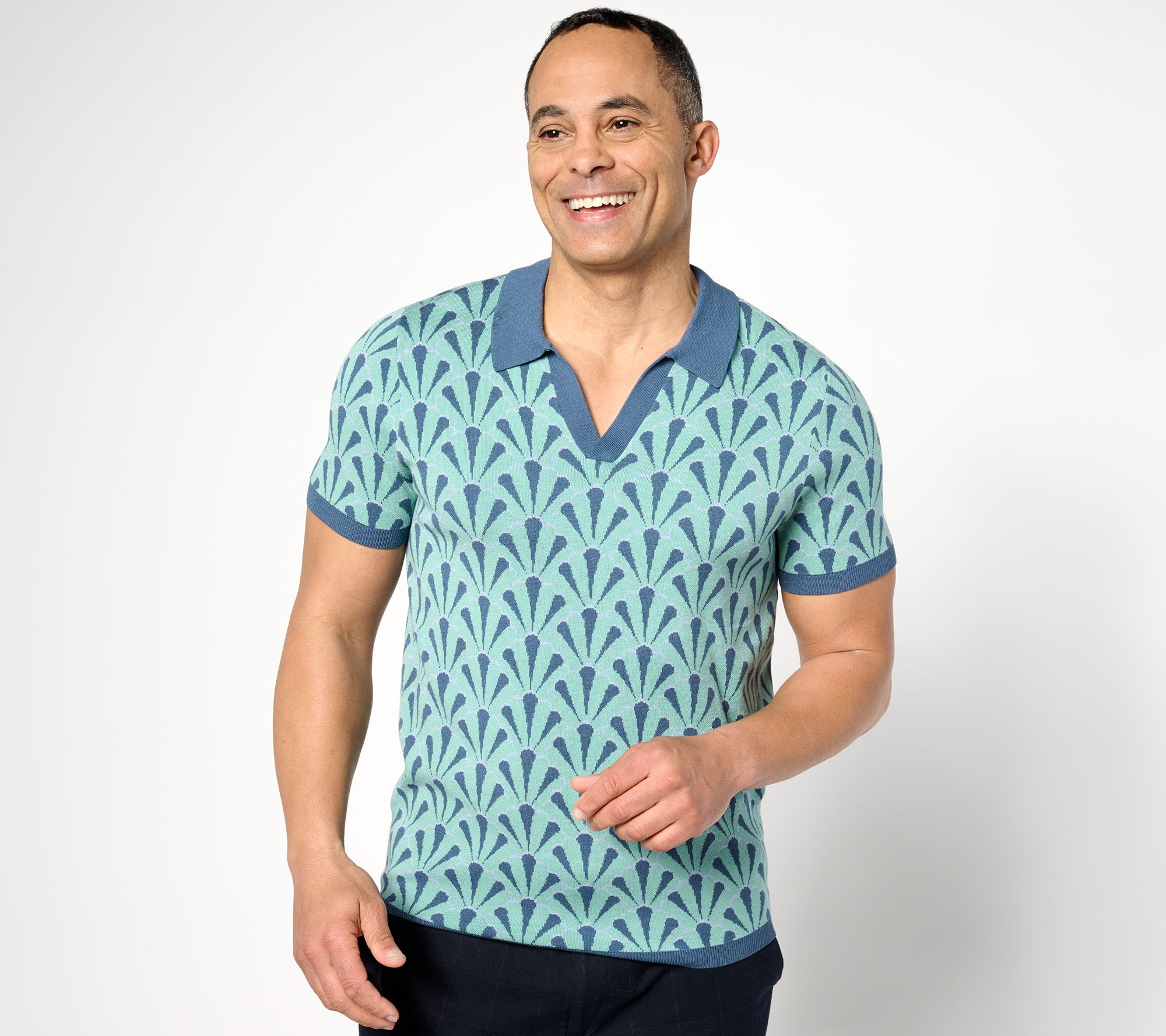 "As Is" Studio Park x Alberti Popaj Men's Vacation Sweater Polo