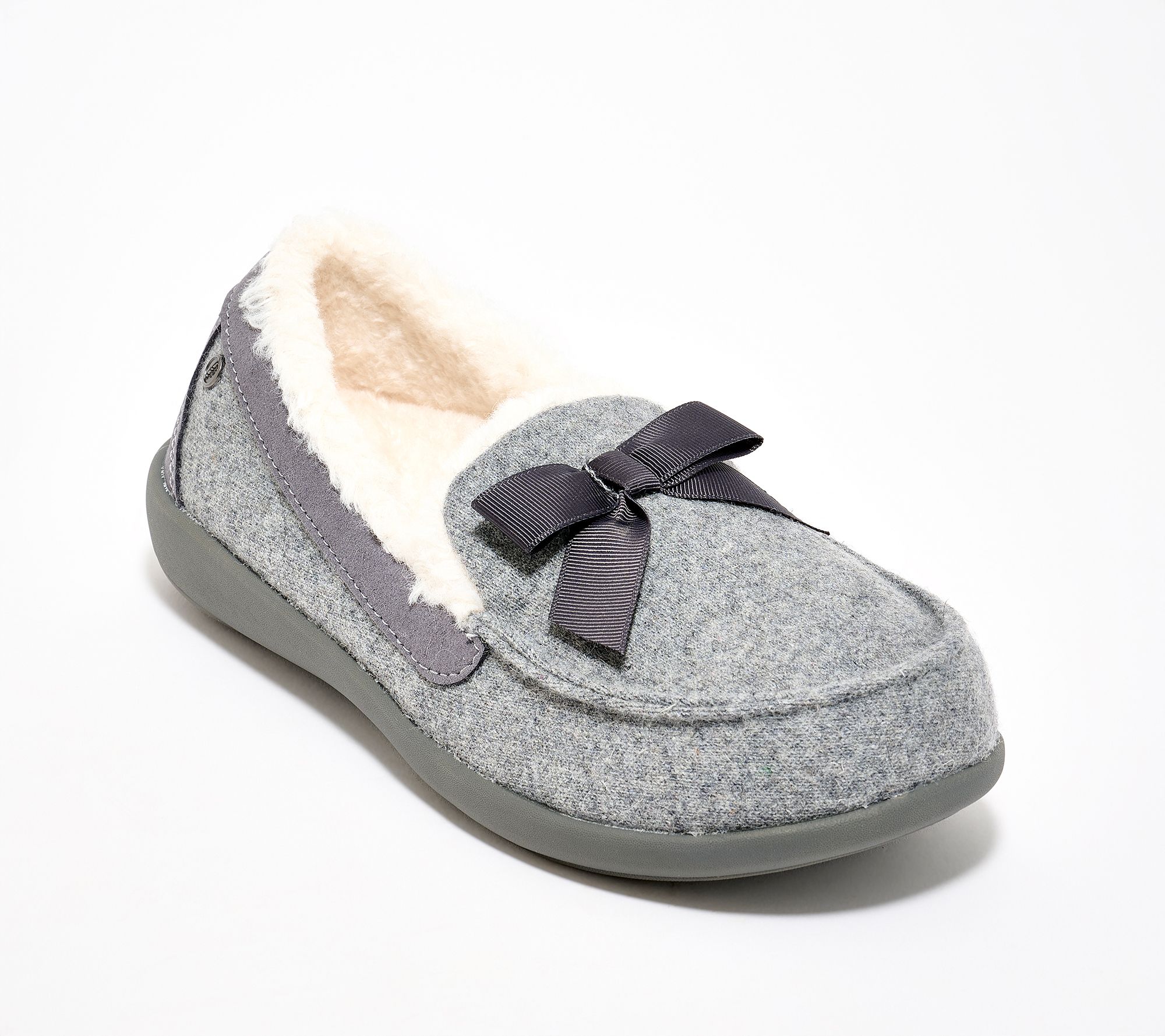 Revitalign Orthotic Cozy-Lined Bow Slipper Trillium