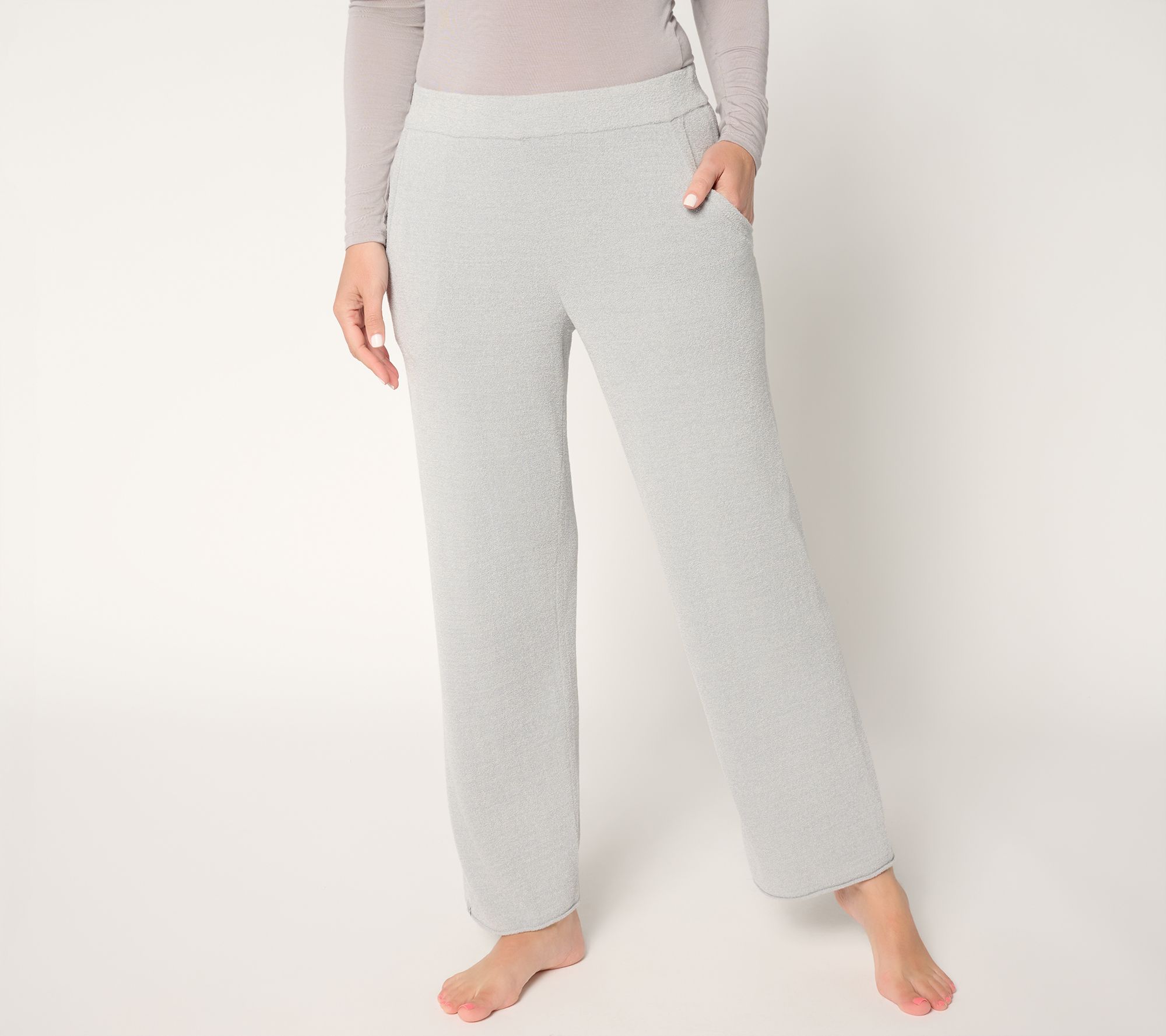 Barefoot Dreams Petite CozyChic Ultra Lite Rolled Edge Ankle Pant