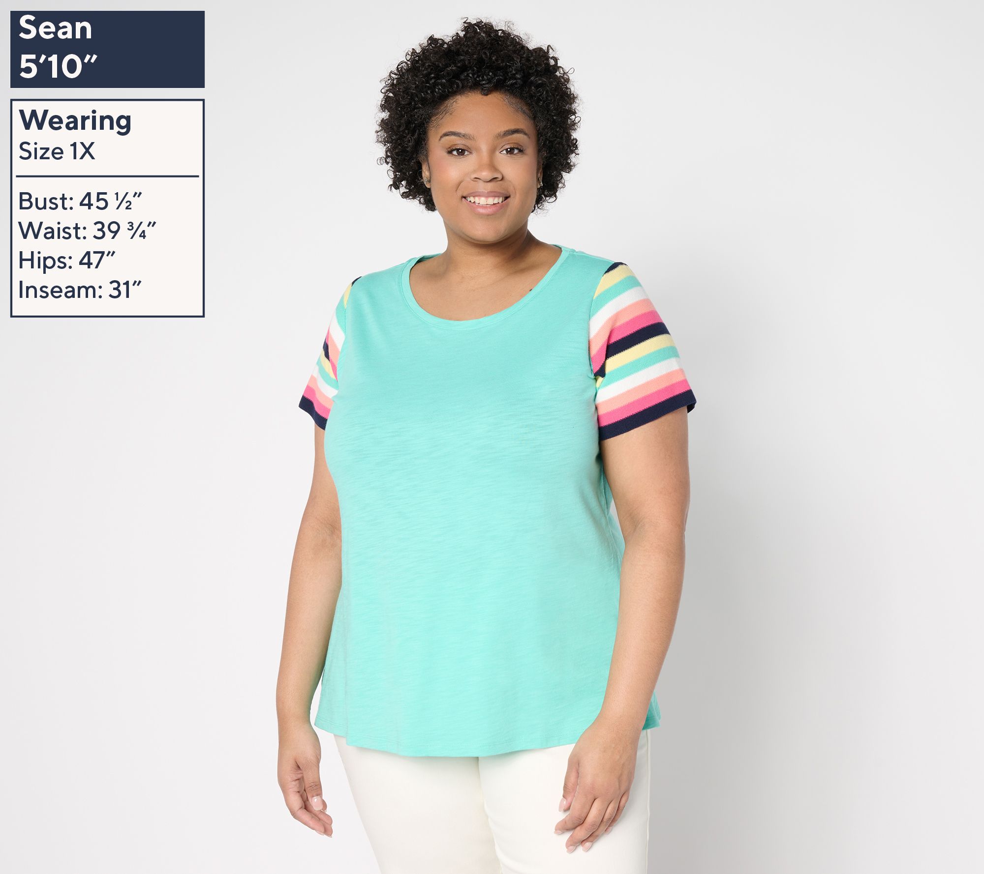Belle♡ Belle by Kim Gravel Game Day Let's GOOOO! Top - QVC.com
