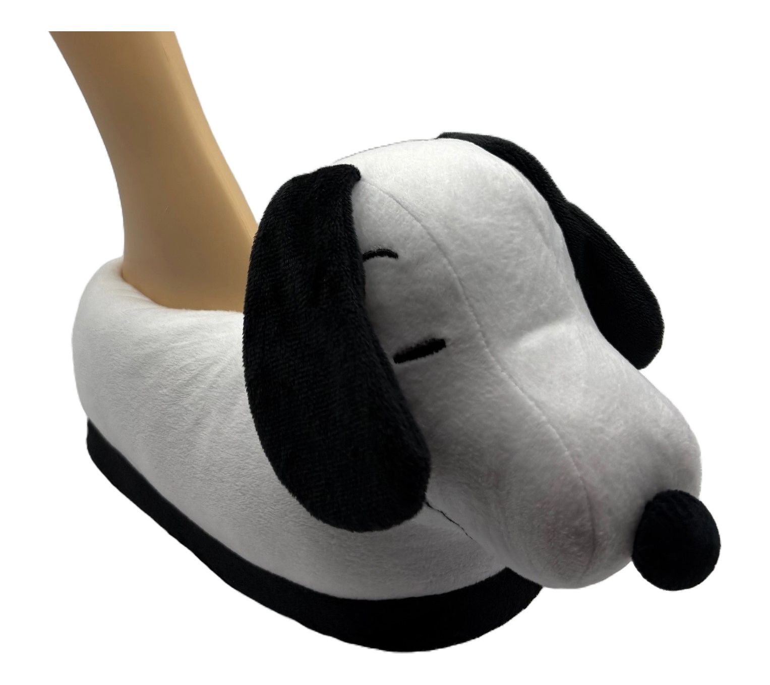 Peanuts Ladies' Snoopy Plush Head Slipper with Non-Skid Sole