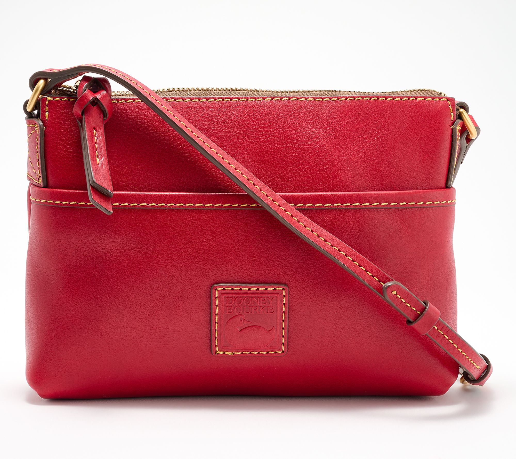 Dooney & Bourke Florentine Leather Ginger Crossbody