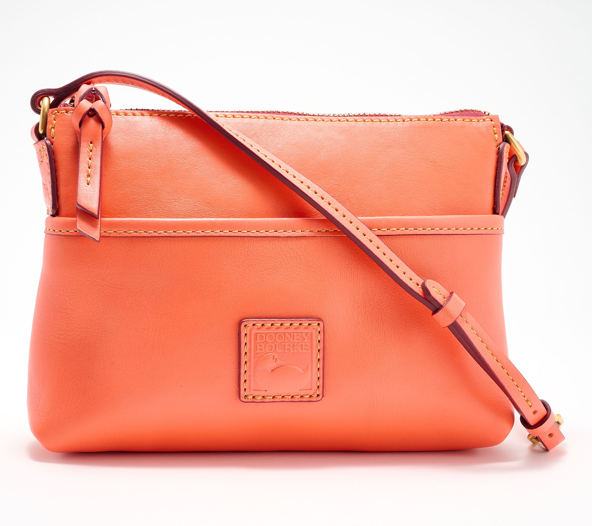 Dooney & Bourke Florentine Leather Ginger Crossbody