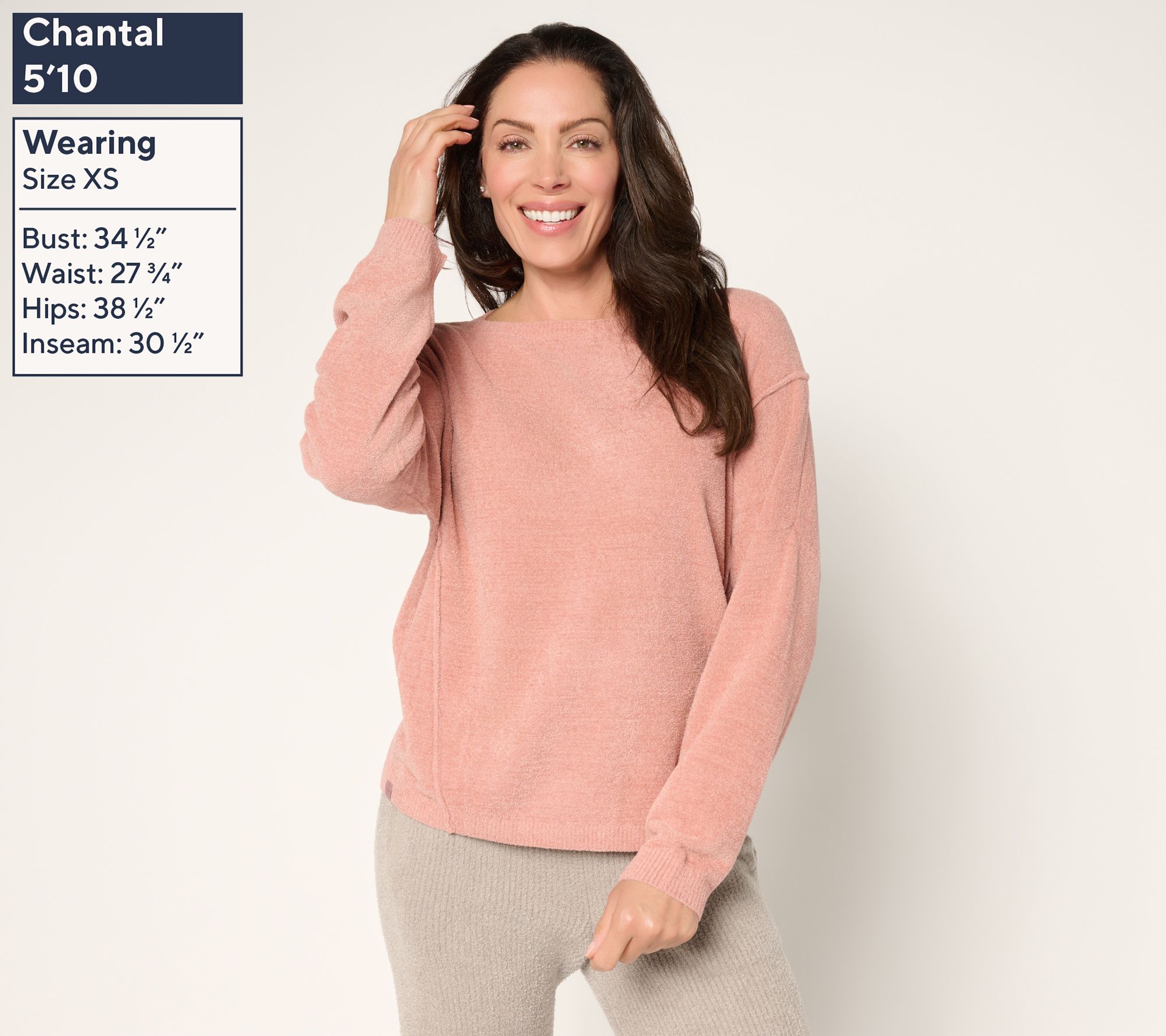 Barefoot Dreams CozyChic Ultra Lite Jersey Roll Boatneck