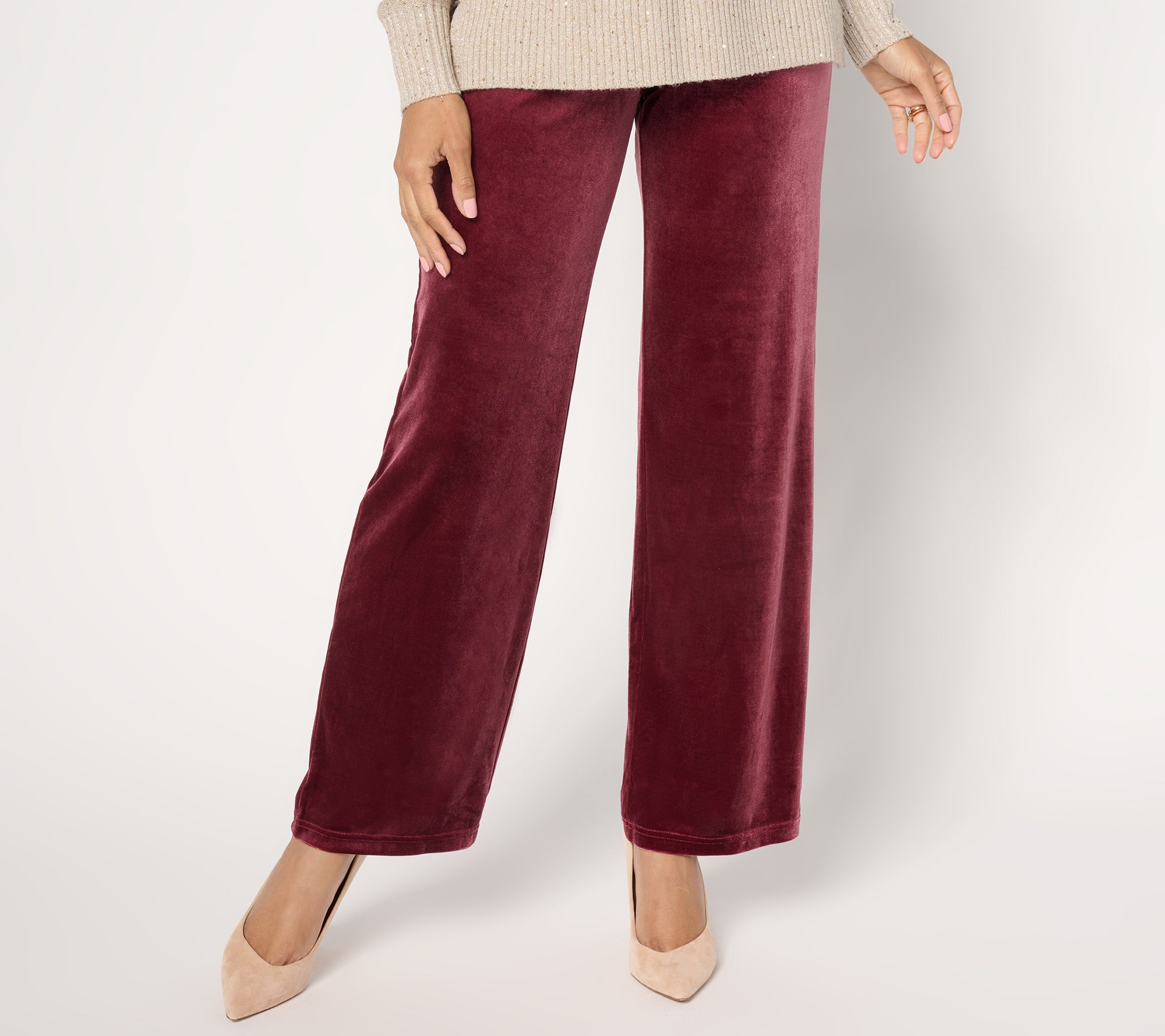 "As Is" Belle by Kim Gravel Petite Bellevet Relaxed Pant