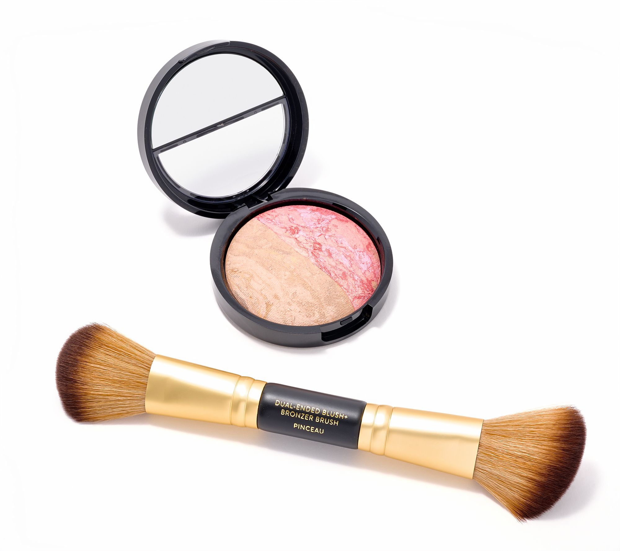 Laura Geller Baked Foundation & Blush Split Pan with Brush