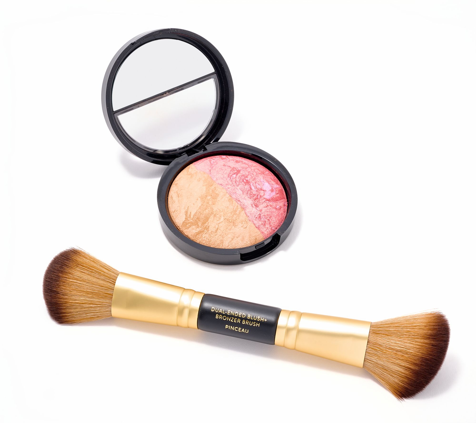 Laura Geller Baked Foundation & Blush Split Pan with Brush