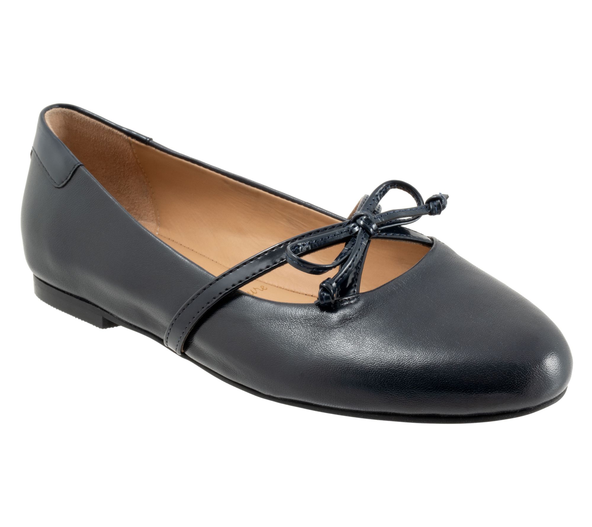 Trotters Carissa Leather Flat
