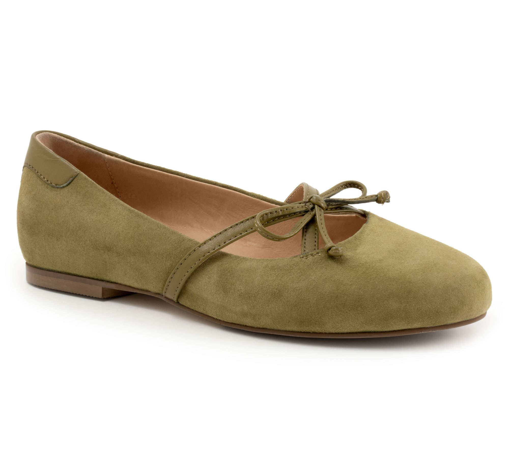 Trotters Carissa Leather Flat