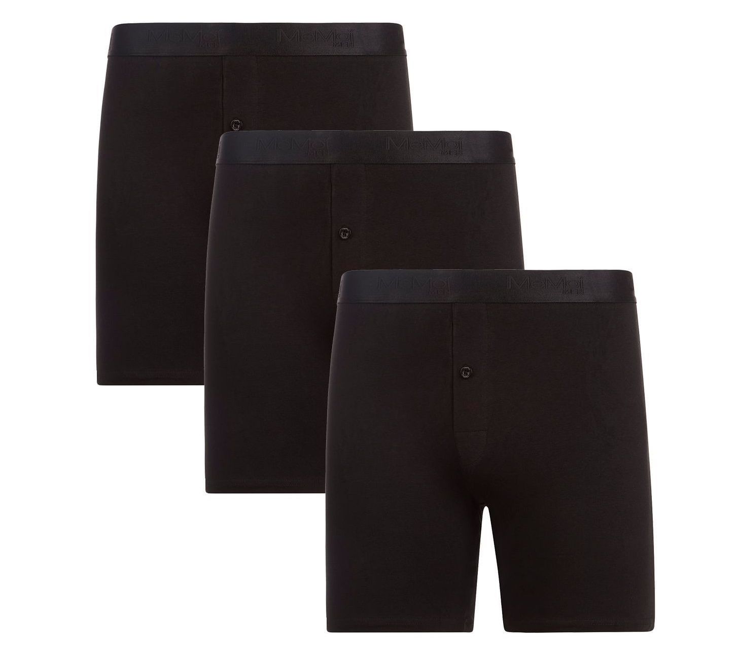 Memoi Men's Set of 3 Classic Fit Boxer Shorts
