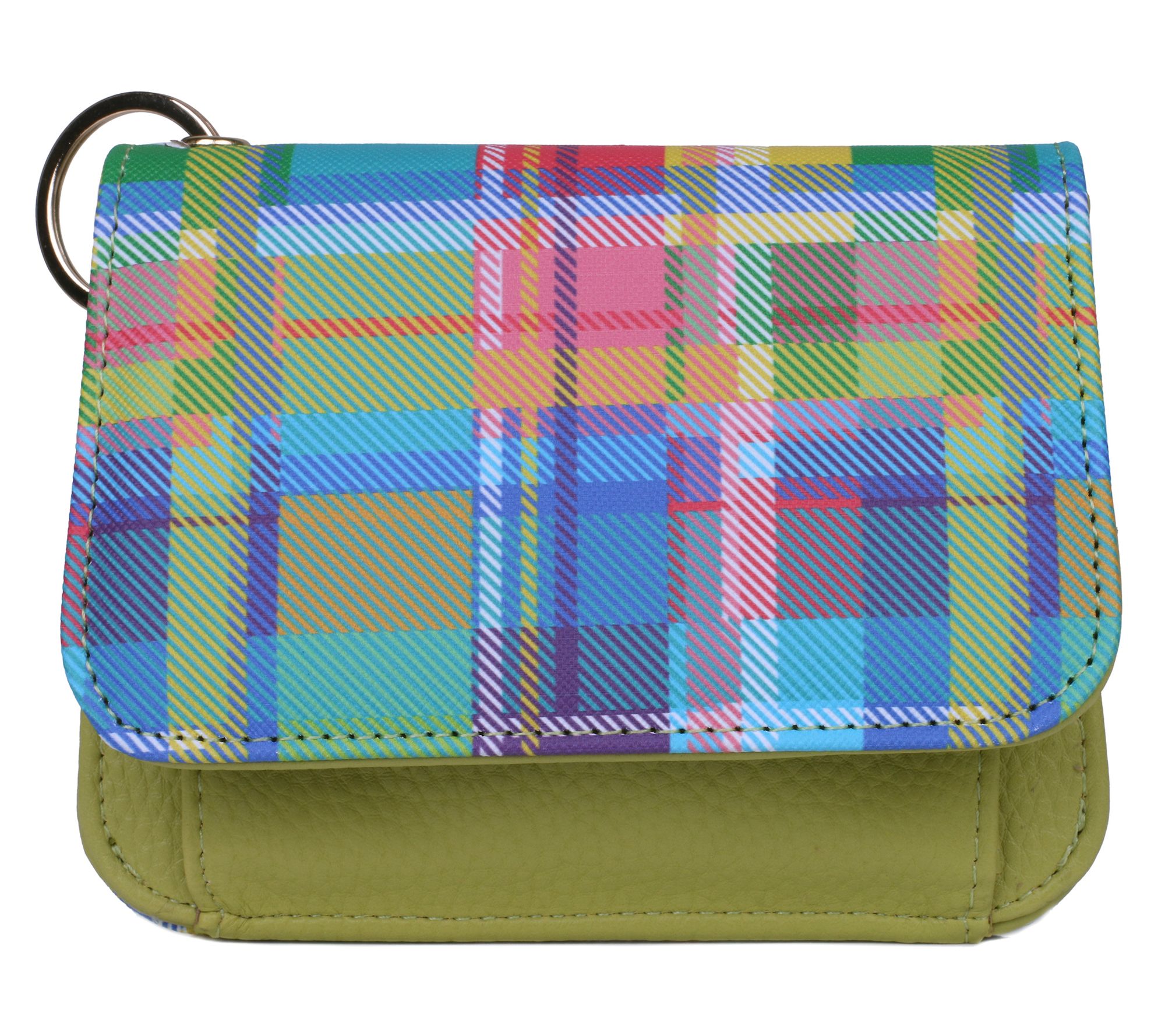 Julia Buxton Vegan Leather Mini Flap RFID CardCase