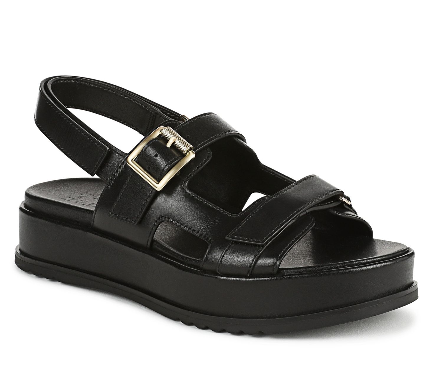 Naturalizer Leather Slingback Platform Sandals- Ziva