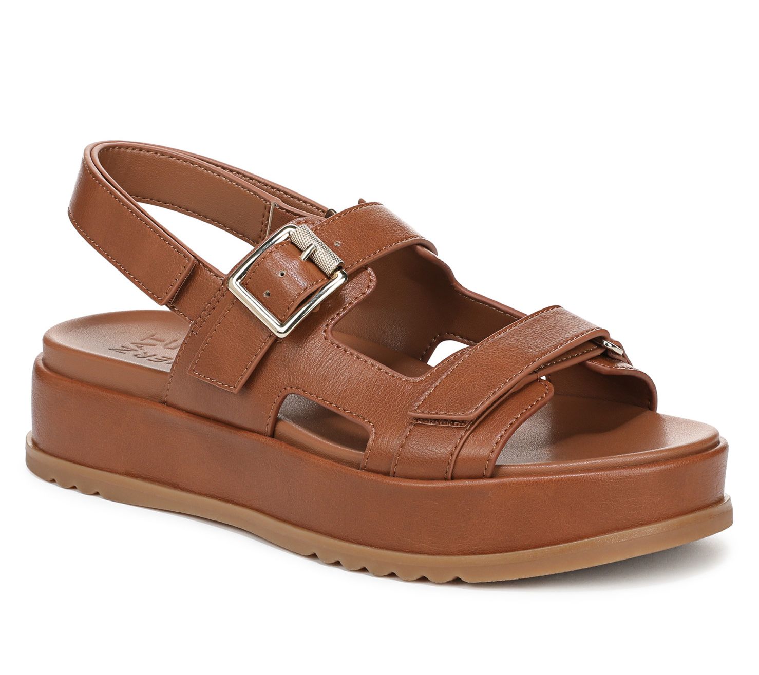 Naturalizer Leather Slingback Platform Sandals- Ziva