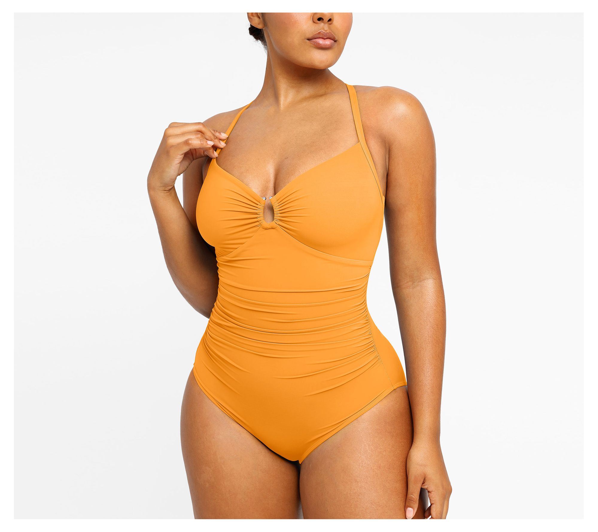 Shapellx Smart Sculpt U-Ring Cut Out Shaping Swimsuit