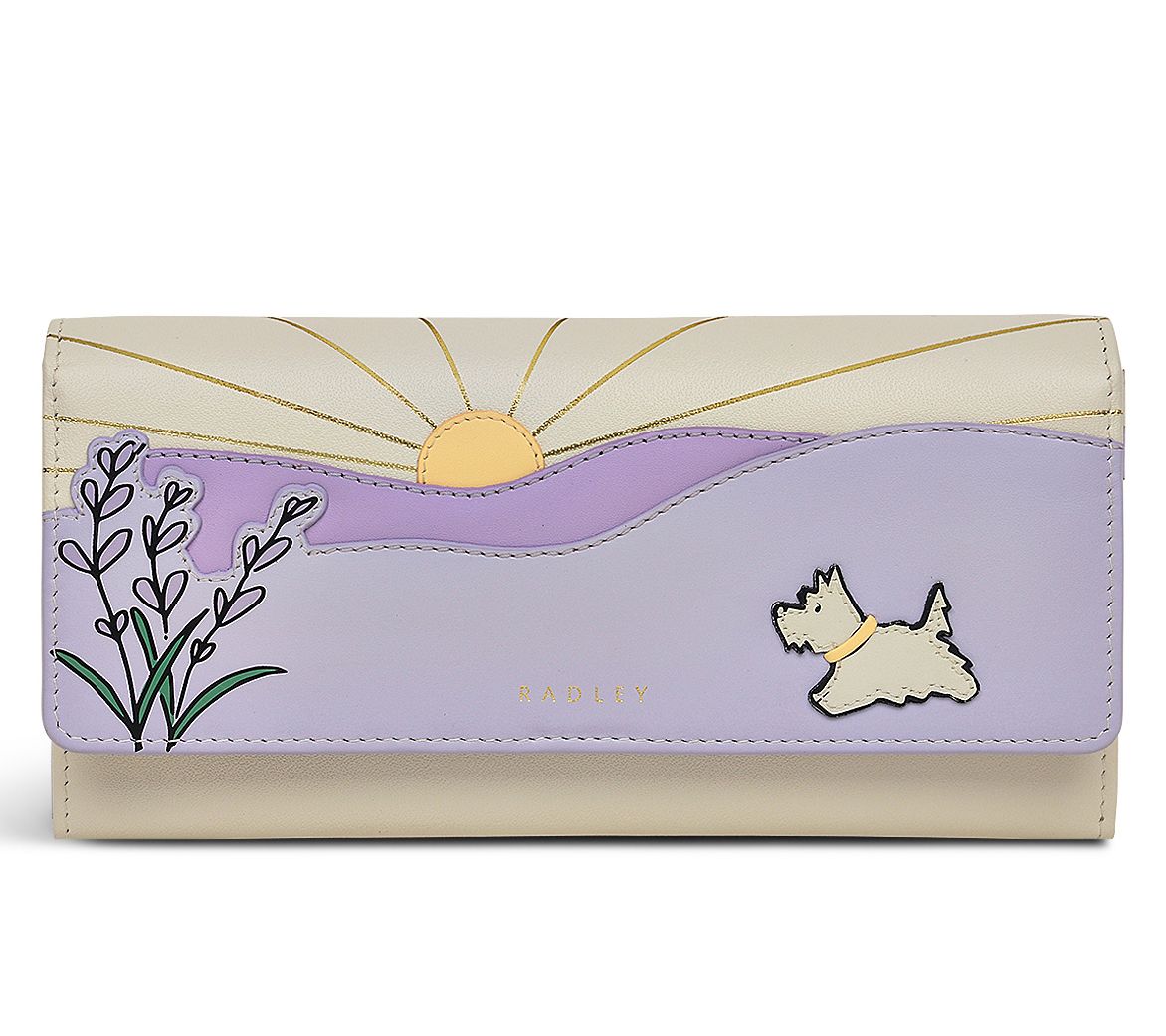 RADLEY Lavender Fields Large Flap Leather Wallet