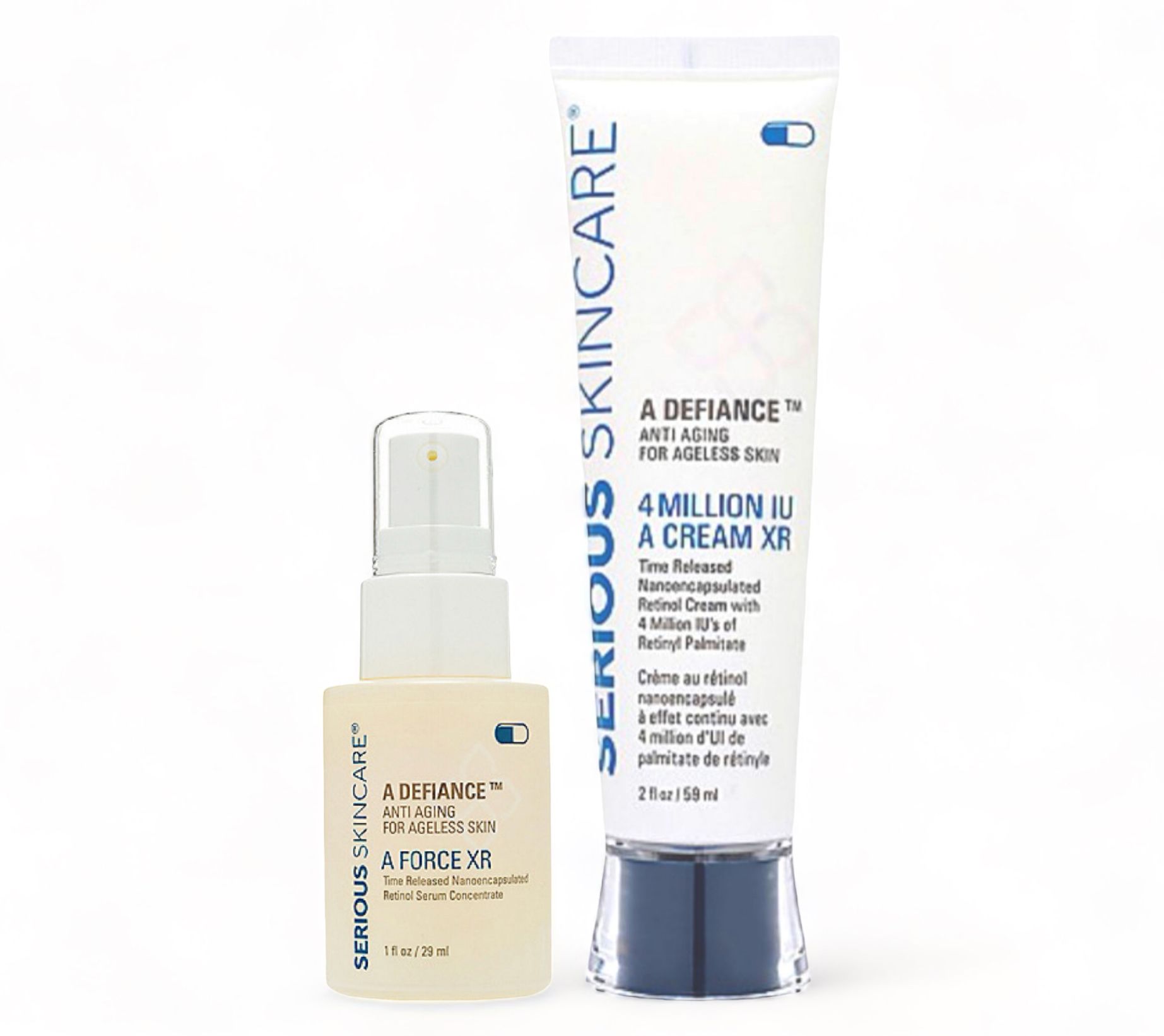 SERIOUS SKINCARE A-Defiance Serum & Cream 2-PCSet