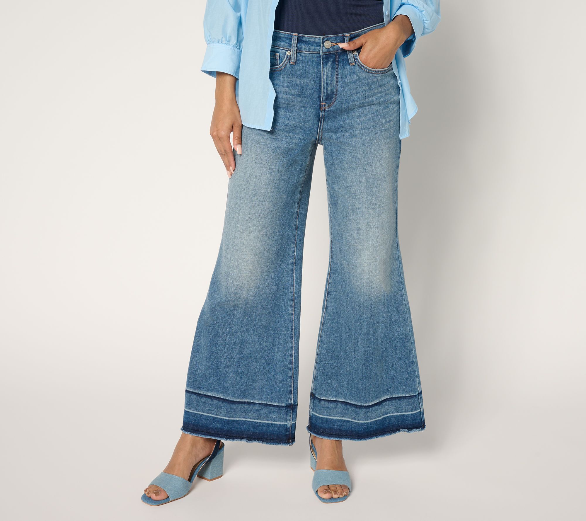 "As Is" NYDJ Mia Palazzo Ankle Jean- Indigo or Color Washes
