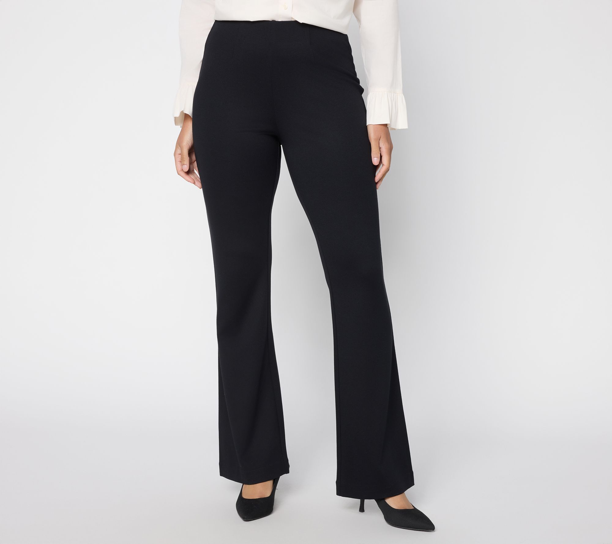 BEAUTIFUL by Lawrence Zarian Regular Silky Ponte Skinny Flare Pant