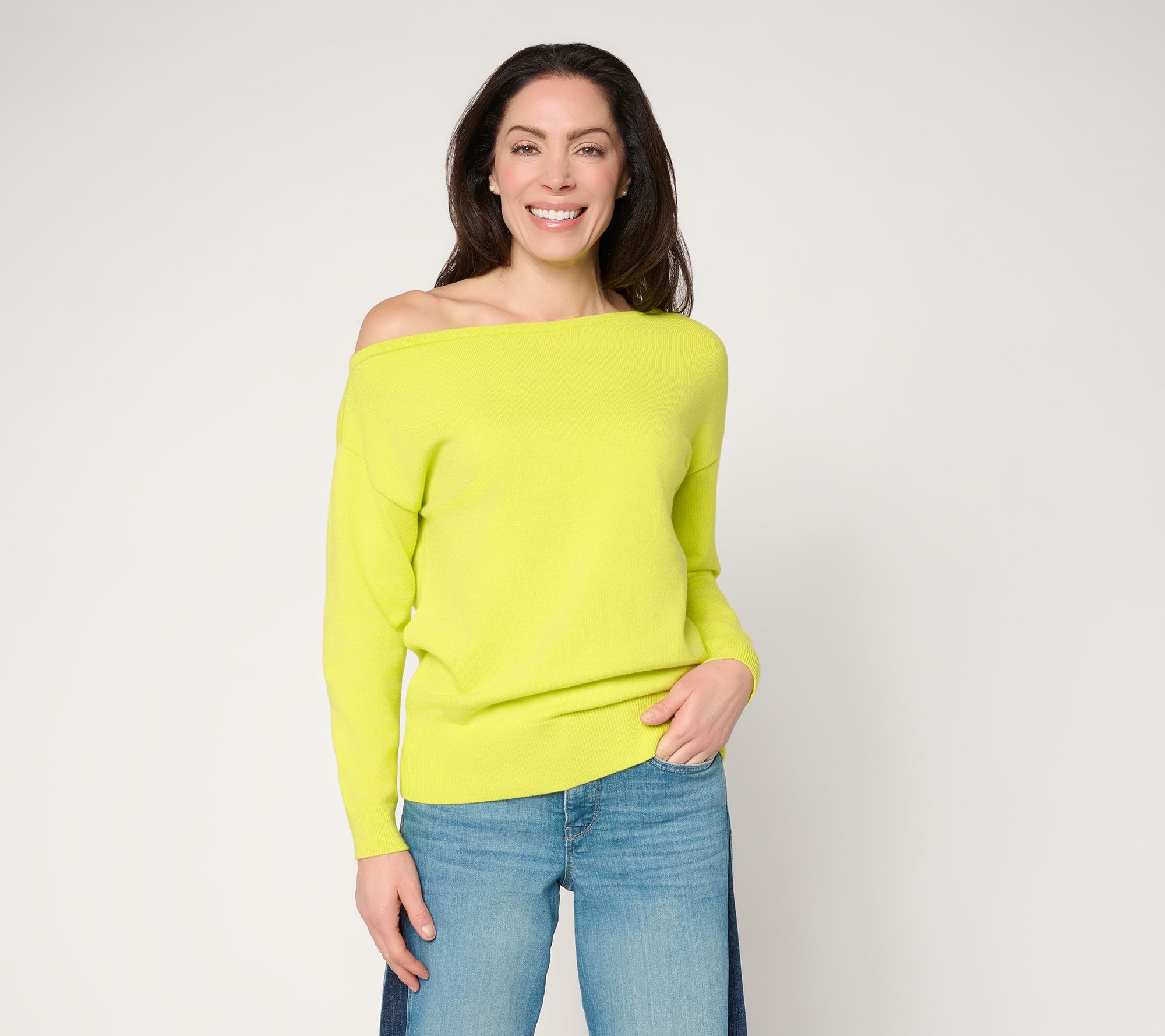 Mally Roncal Long Sleeve Effortless Glam Sweater